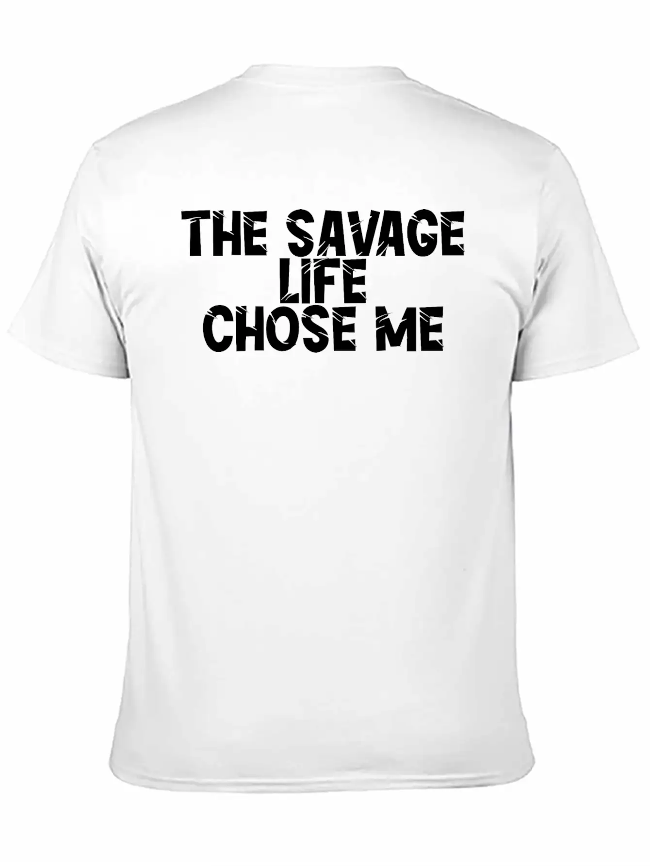 The Savage Life Chose Me 6 Unisex Cotton Tee – Relaxed Fit For Any Occasion