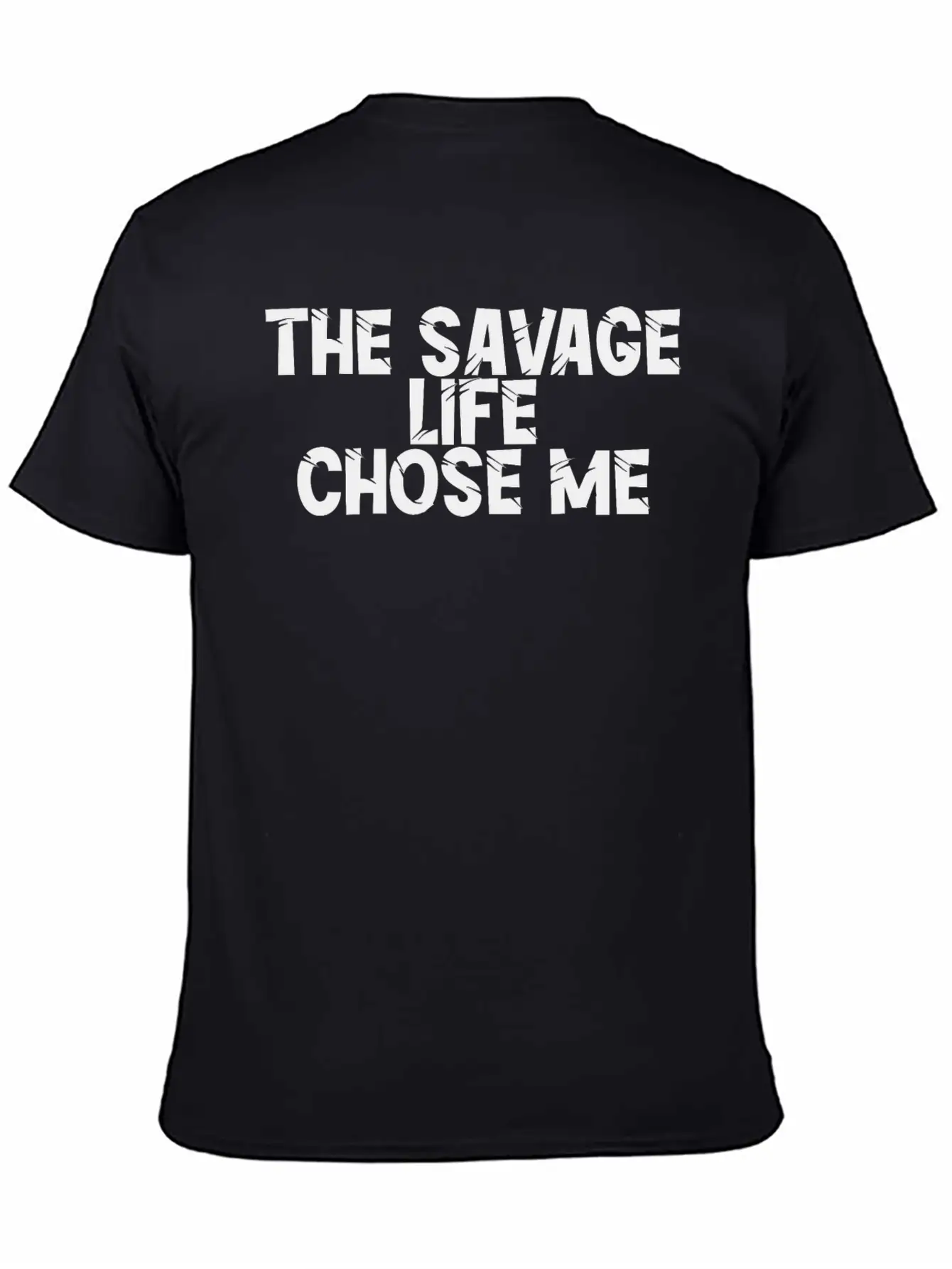 The Savage Life Chose Me 6 Unisex Cotton Tee – Relaxed Fit For Any Occasion