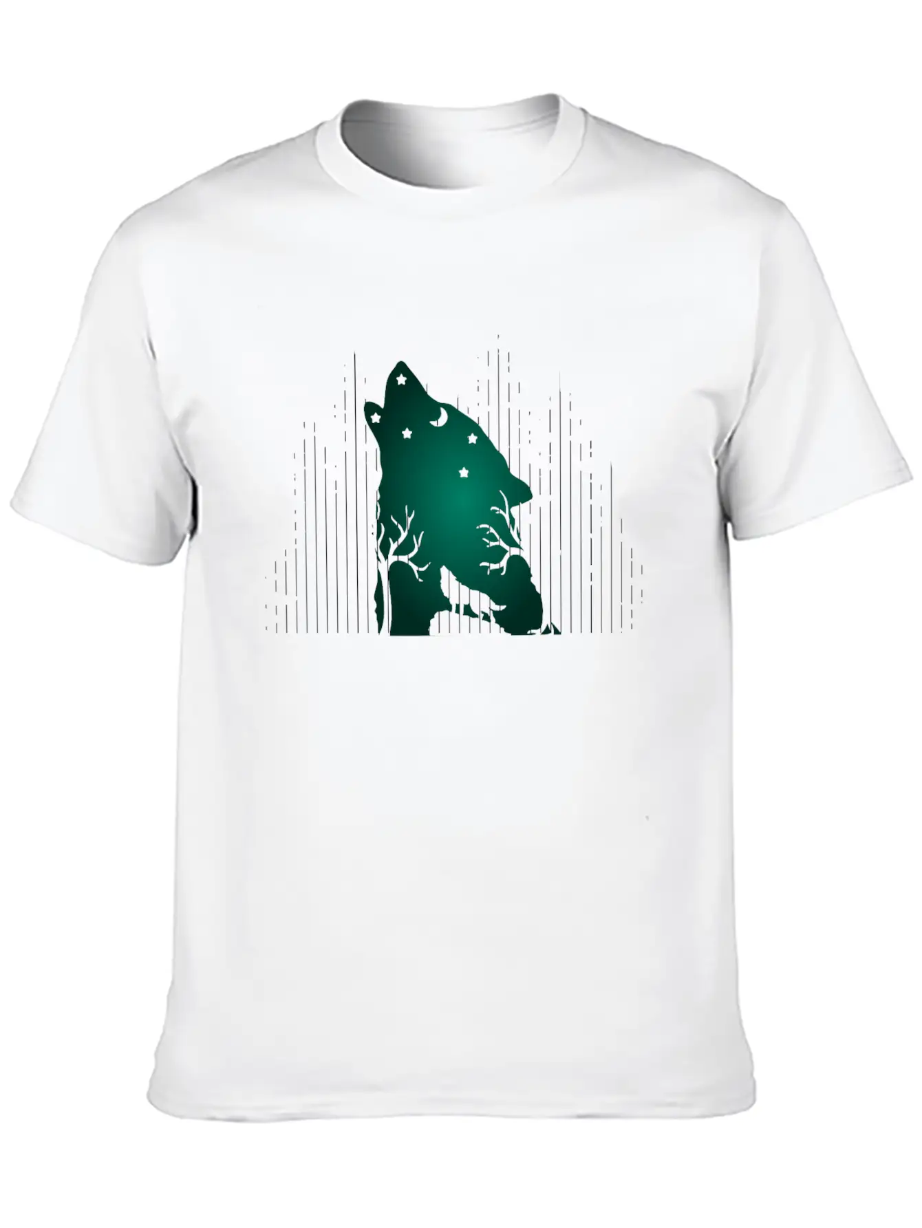 The Strange Lonely Simple Wolf Stylish Everyday T-Shirt – Unisex Basic Cotton Tee