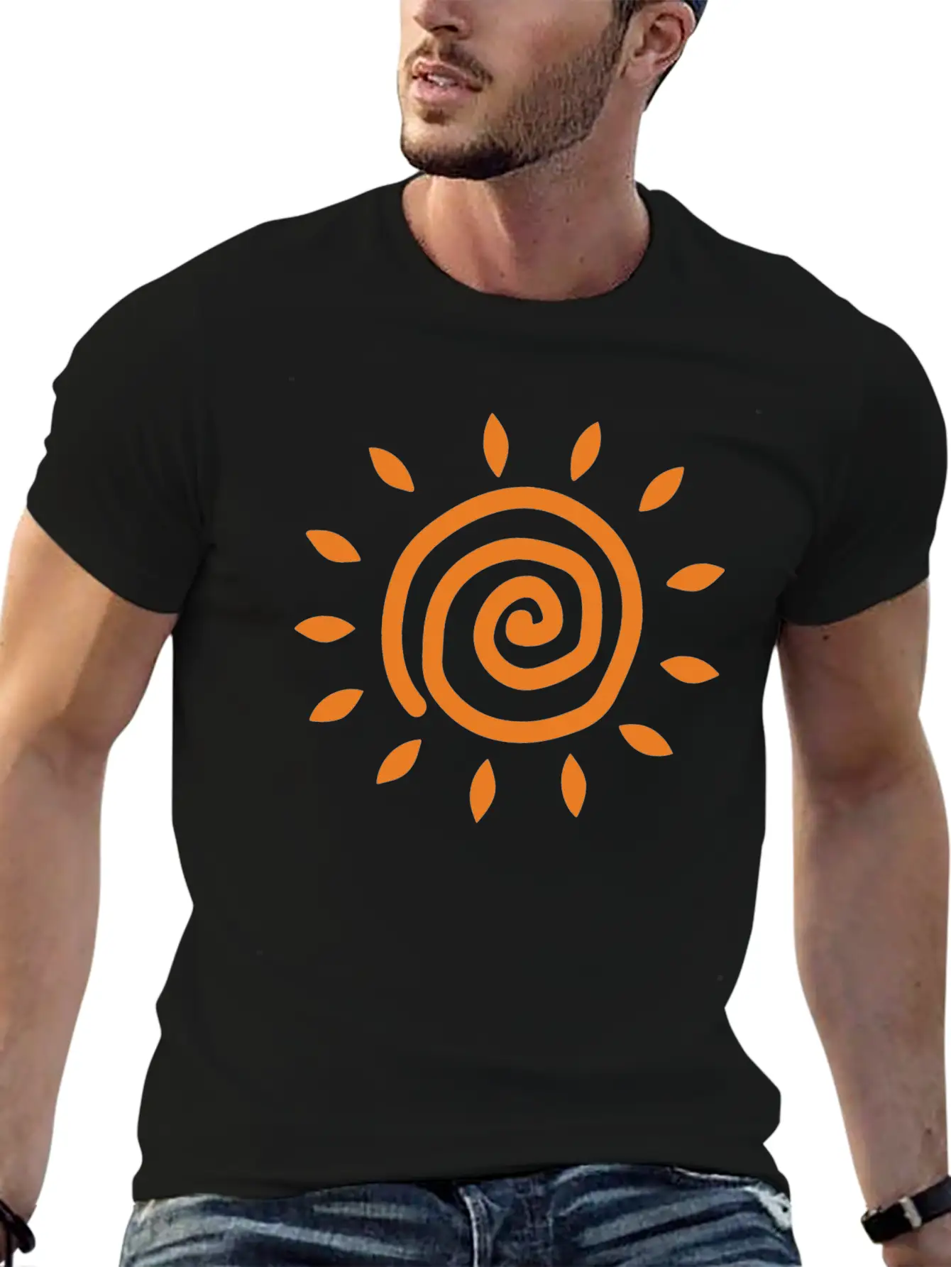 The Sun (Cartoon) Stylish Everyday T-Shirt – Unisex Basic Cotton Tee