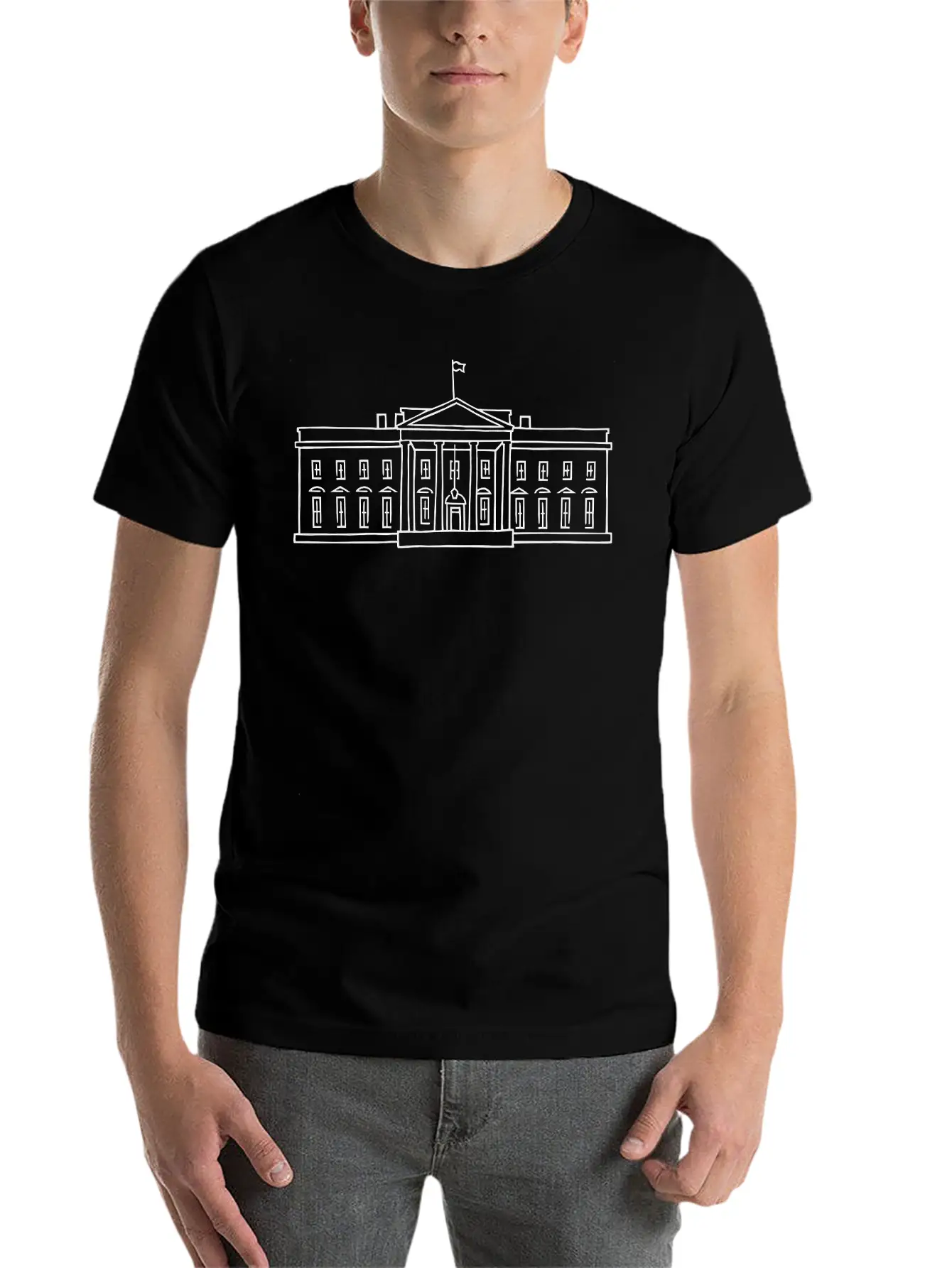 The White House Stylish Everyday T-Shirt – Unisex Basic Cotton Tee