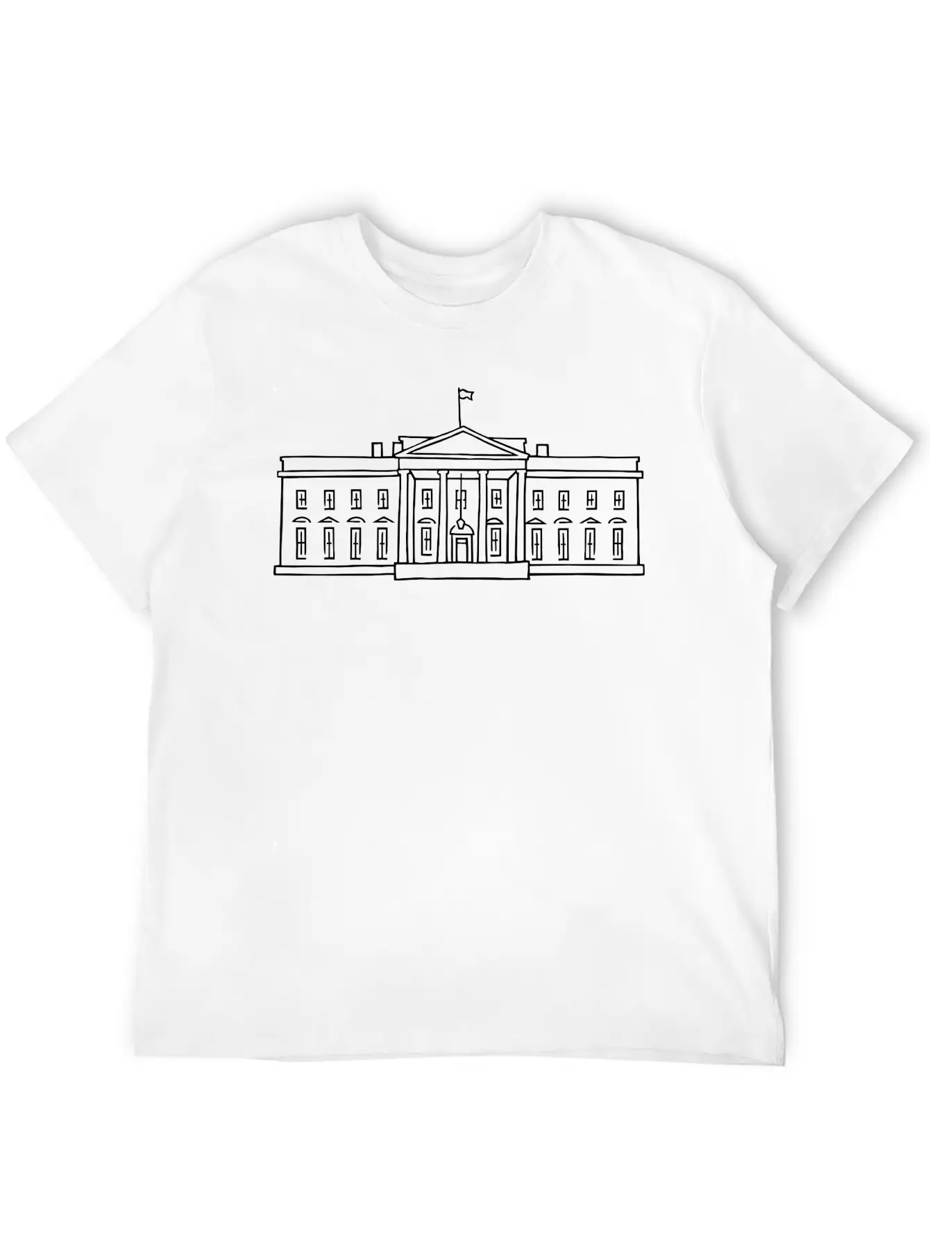 The White House Stylish Everyday T-Shirt – Unisex Basic Cotton Tee