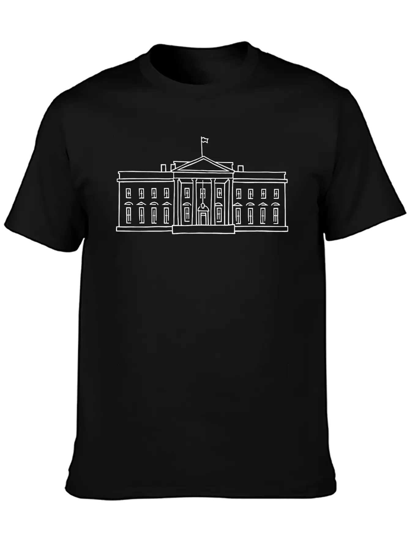 The White House Stylish Everyday T-Shirt – Unisex Basic Cotton Tee