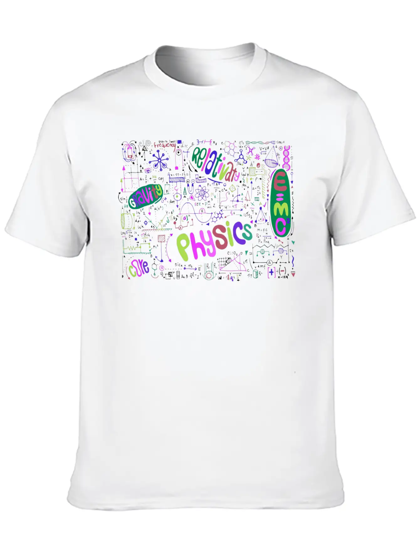 Theoretical Physics Geek Nerd Stem Science Basic Graphic T-Shirt – Daily Comfort In Soft Cotton