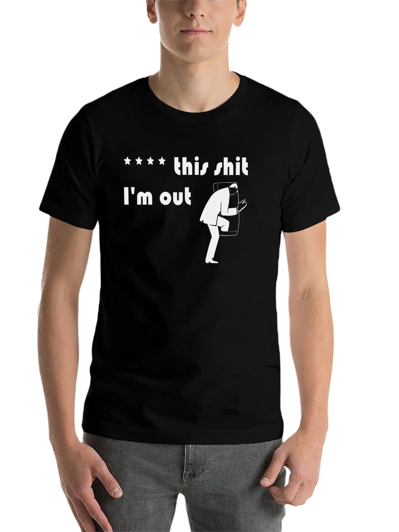 **** This Shit I'm Out. Stylish Everyday T-Shirt – Unisex Basic Cotton Tee