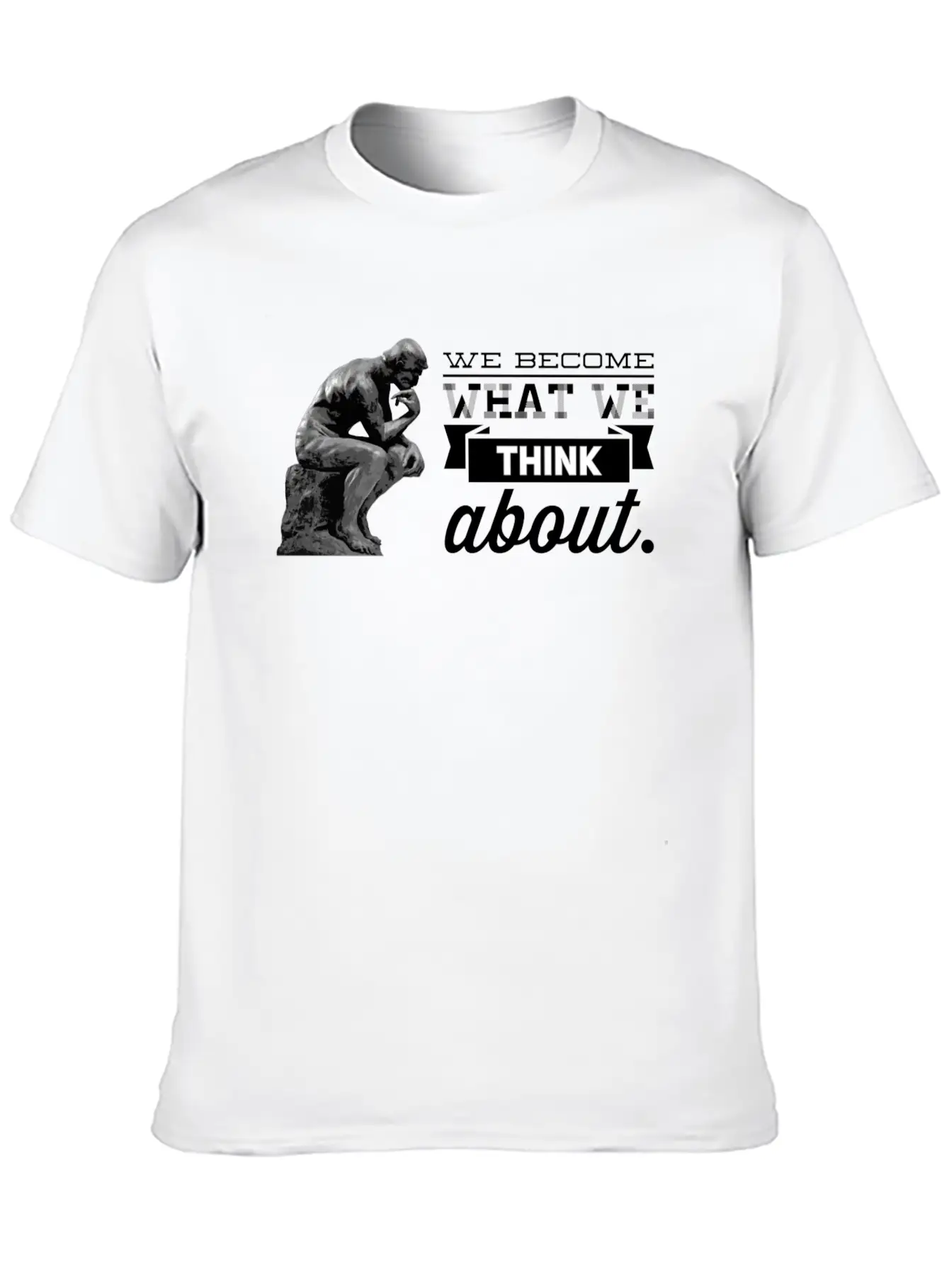 Thoughts Become Things Relaxed Everyday Tee – Lightweight And Durable Cotton