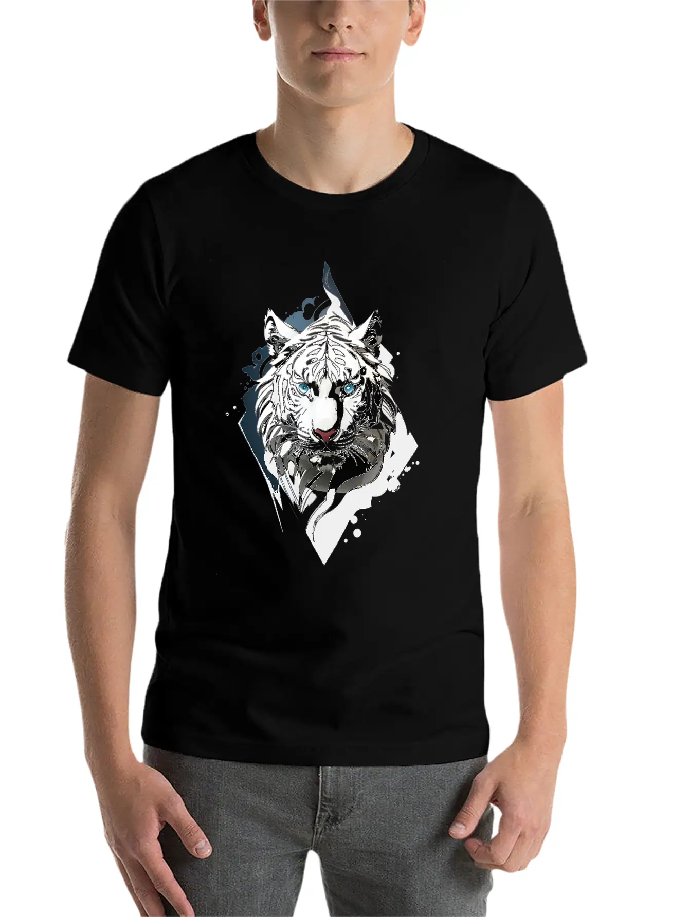 Tiger Casual Graphic T-Shirt – Simple And Comfortable Daily Wear