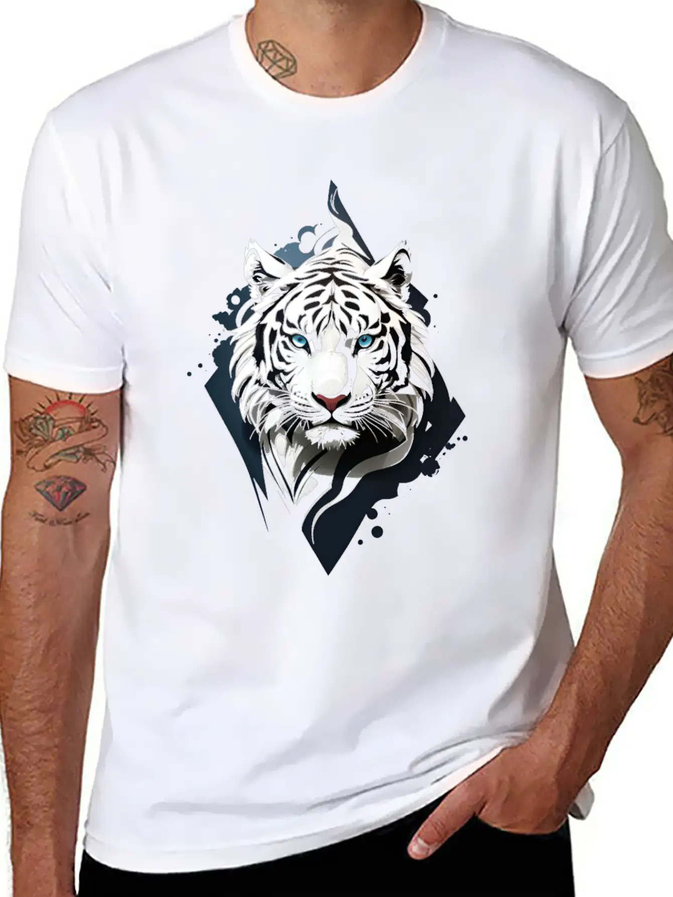 Tiger Casual Graphic T-Shirt – Simple And Comfortable Daily Wear
