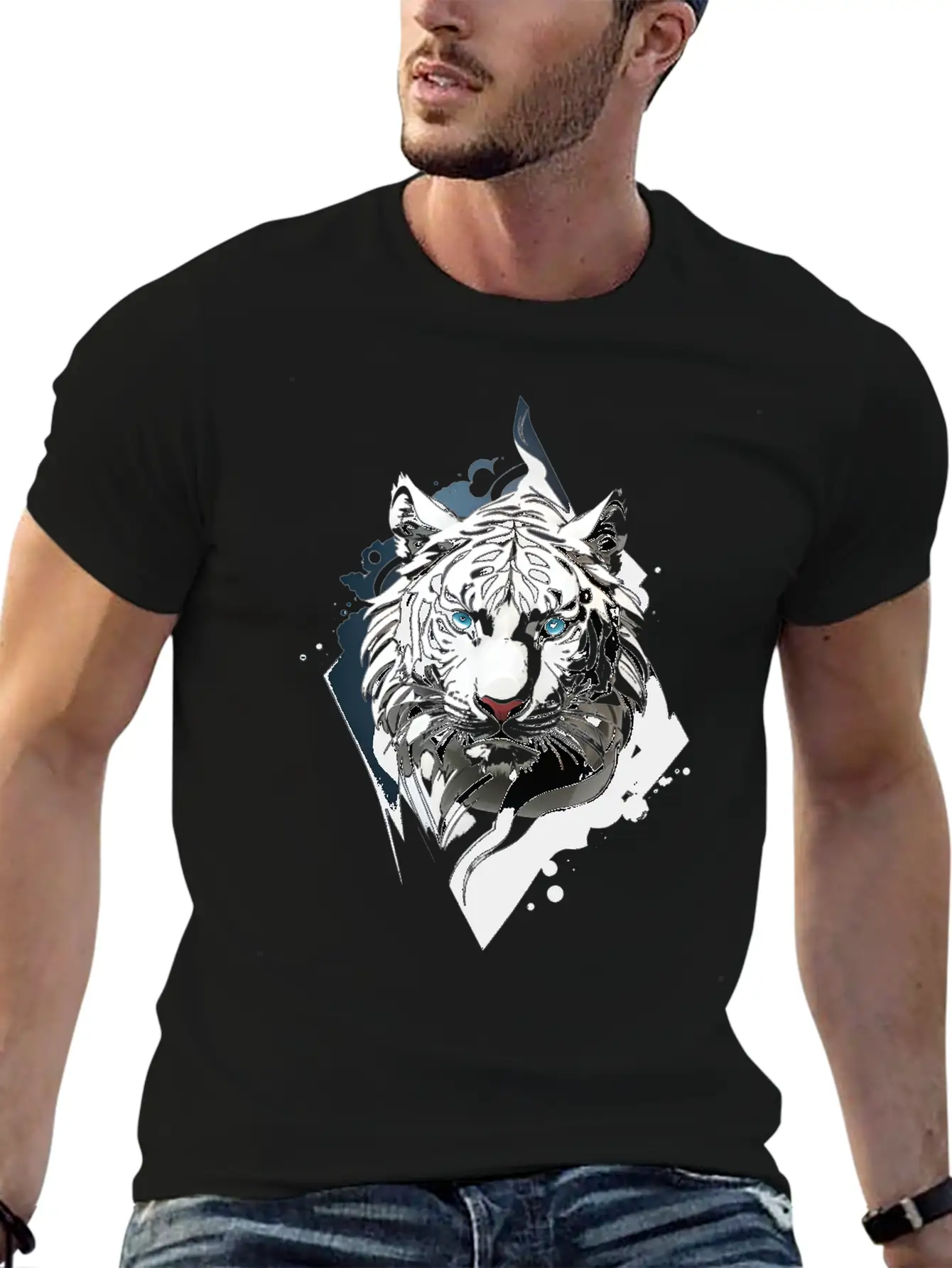 Tiger Casual Graphic T-Shirt – Simple And Comfortable Daily Wear