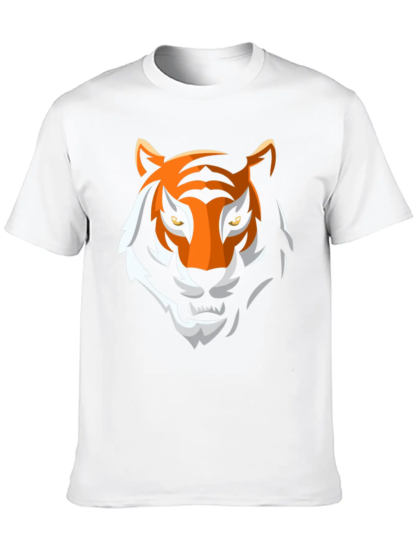 Tiger Hear, Tiger Logo, Mascot Basic Graphic T-Shirt – Daily Comfort In Soft Cotton