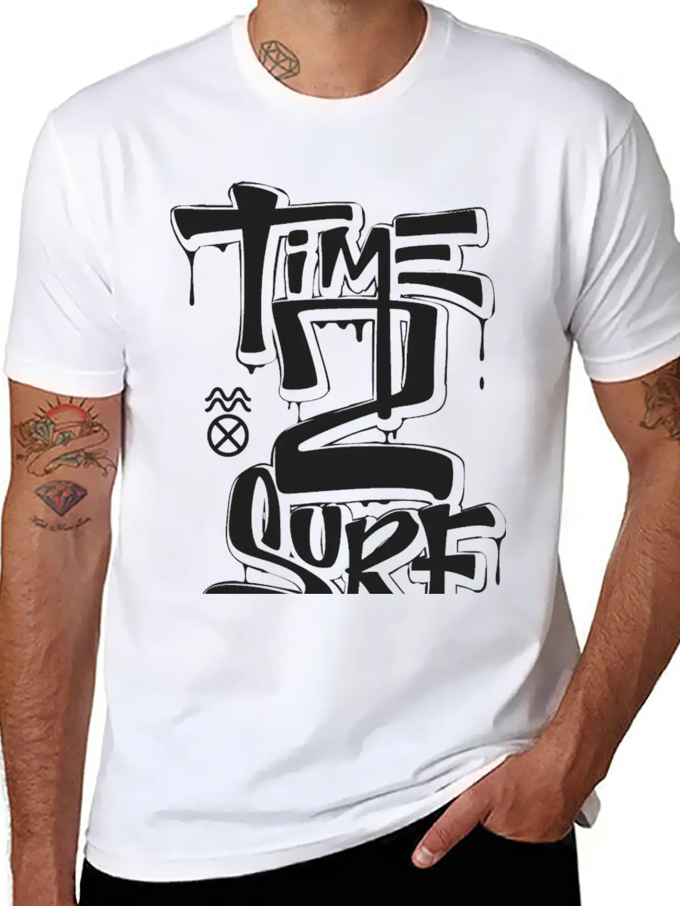 Time To Surf Unisex Cotton Tee – Relaxed Fit For Any Occasion