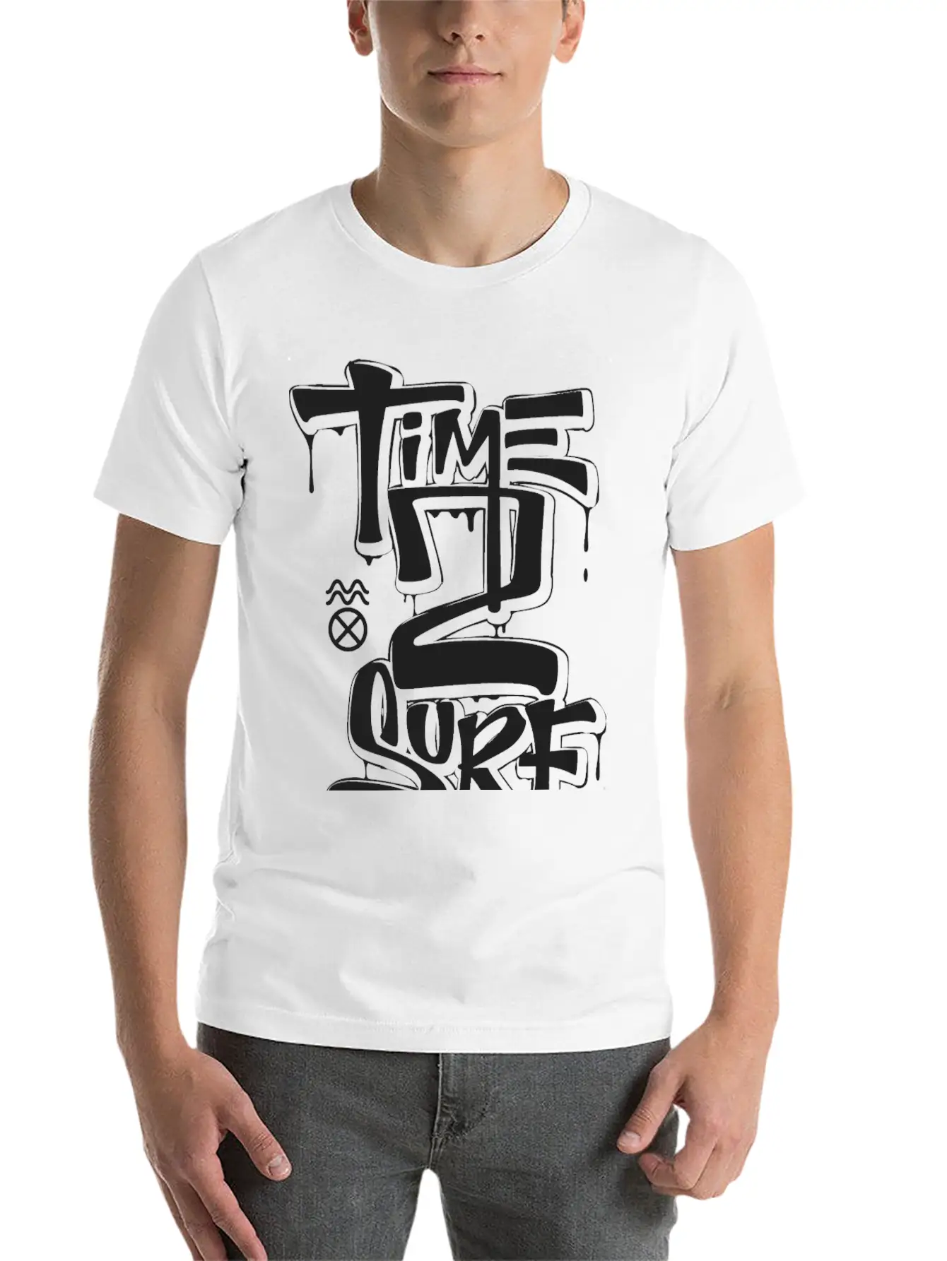 Time To Surf Unisex Cotton Tee – Relaxed Fit For Any Occasion