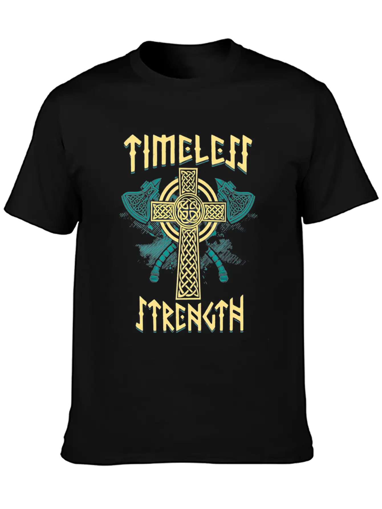 Timeless Strength: Unique Design Stylish Everyday T-Shirt – Unisex Basic Cotton Tee