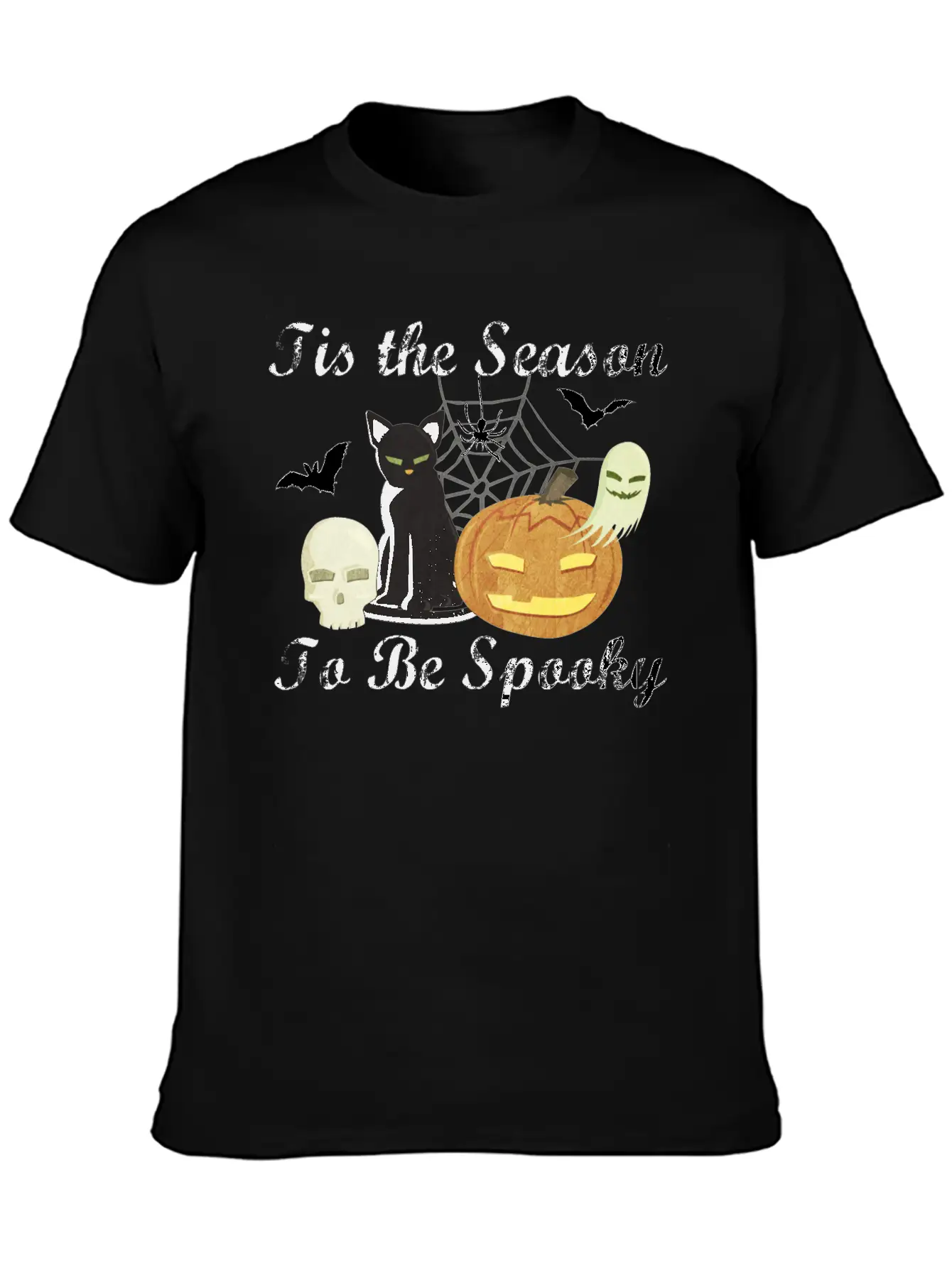 Tis The Season To Be Spooky Stylish Everyday T-Shirt – Unisex Basic Cotton Tee