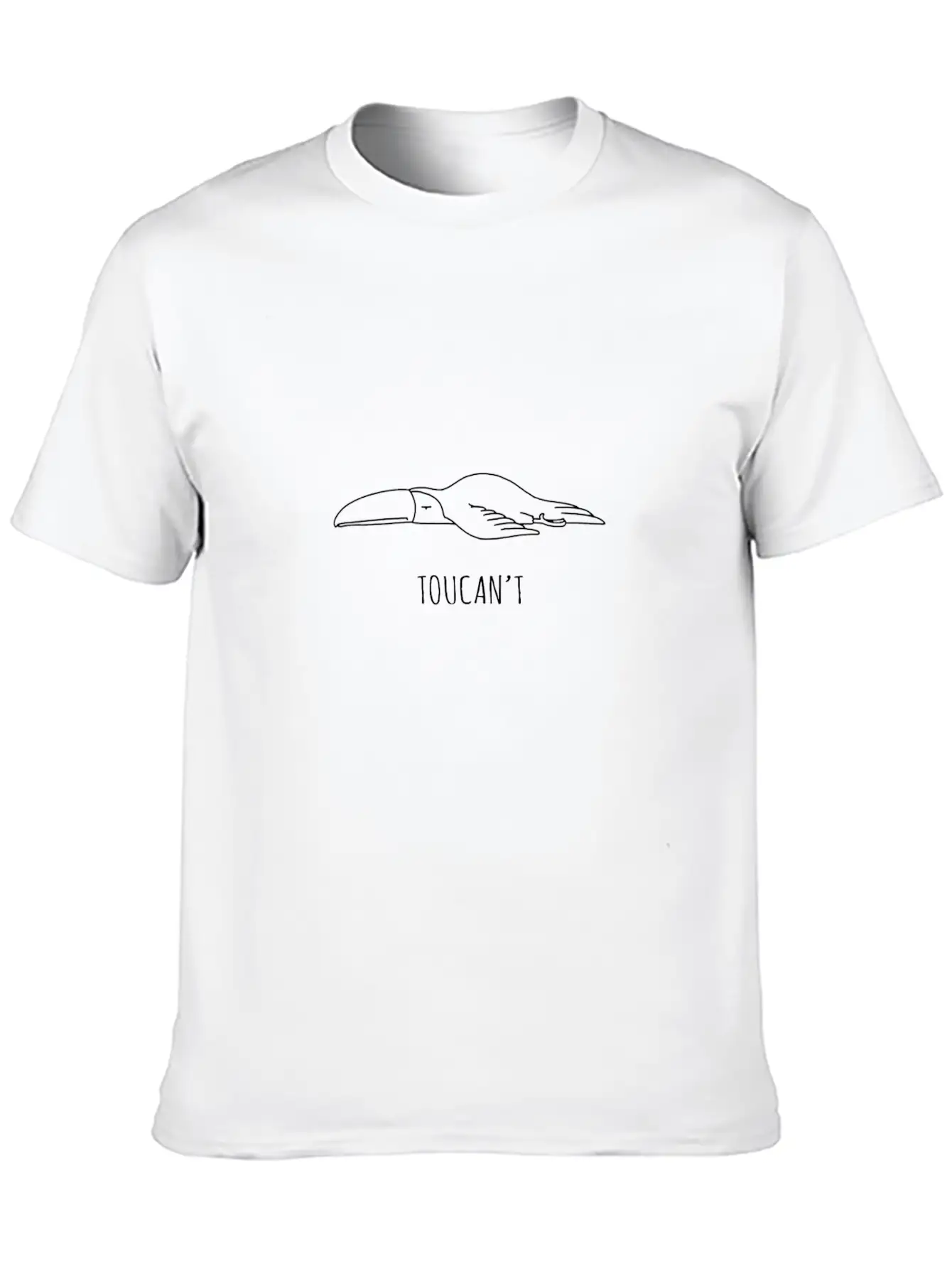 Toucan't. A Cute Gift Item. Stylish Everyday T-Shirt – Unisex Basic Cotton Tee