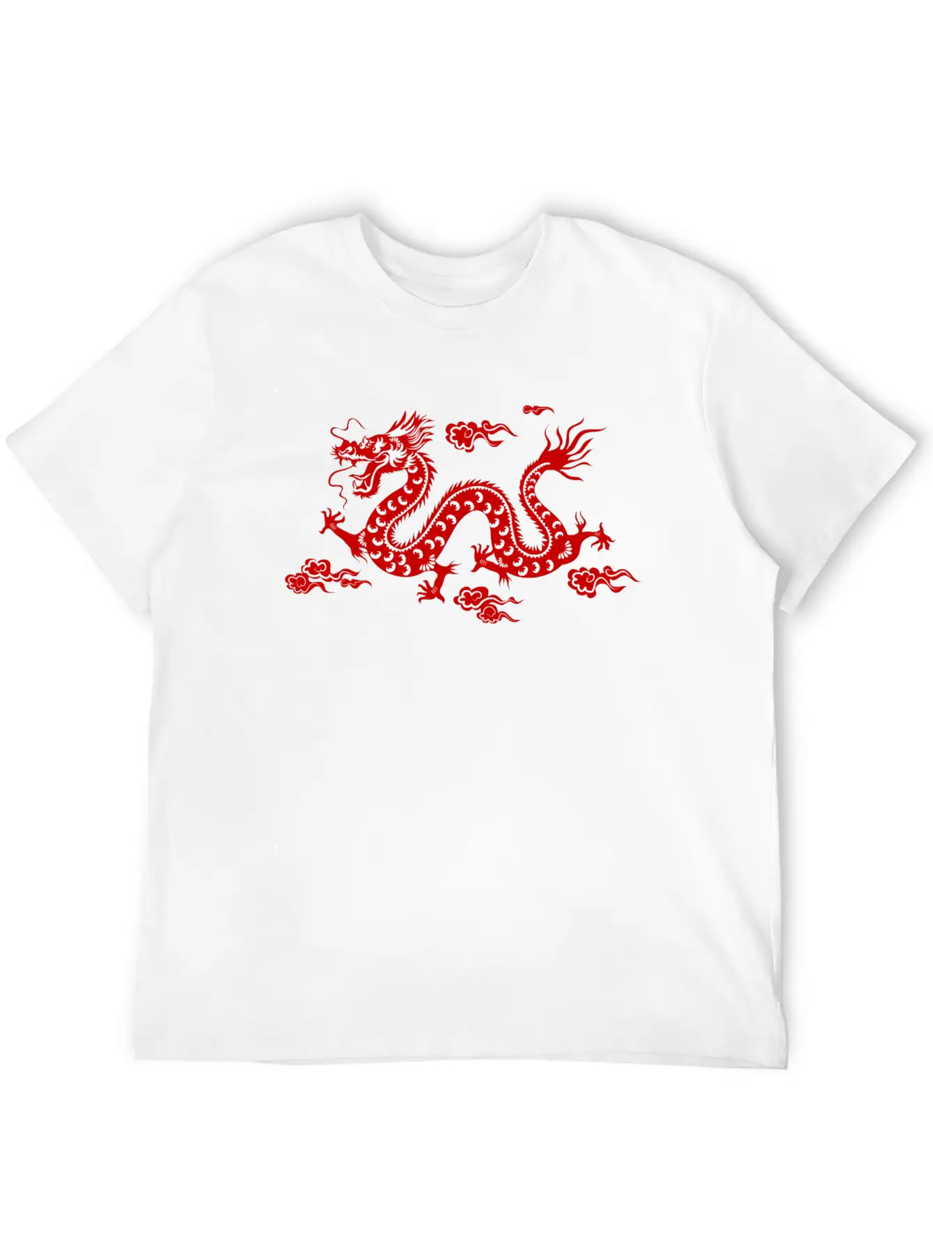 Traditional China Dragon Stylish Everyday T-Shirt – Unisex Basic Cotton Tee