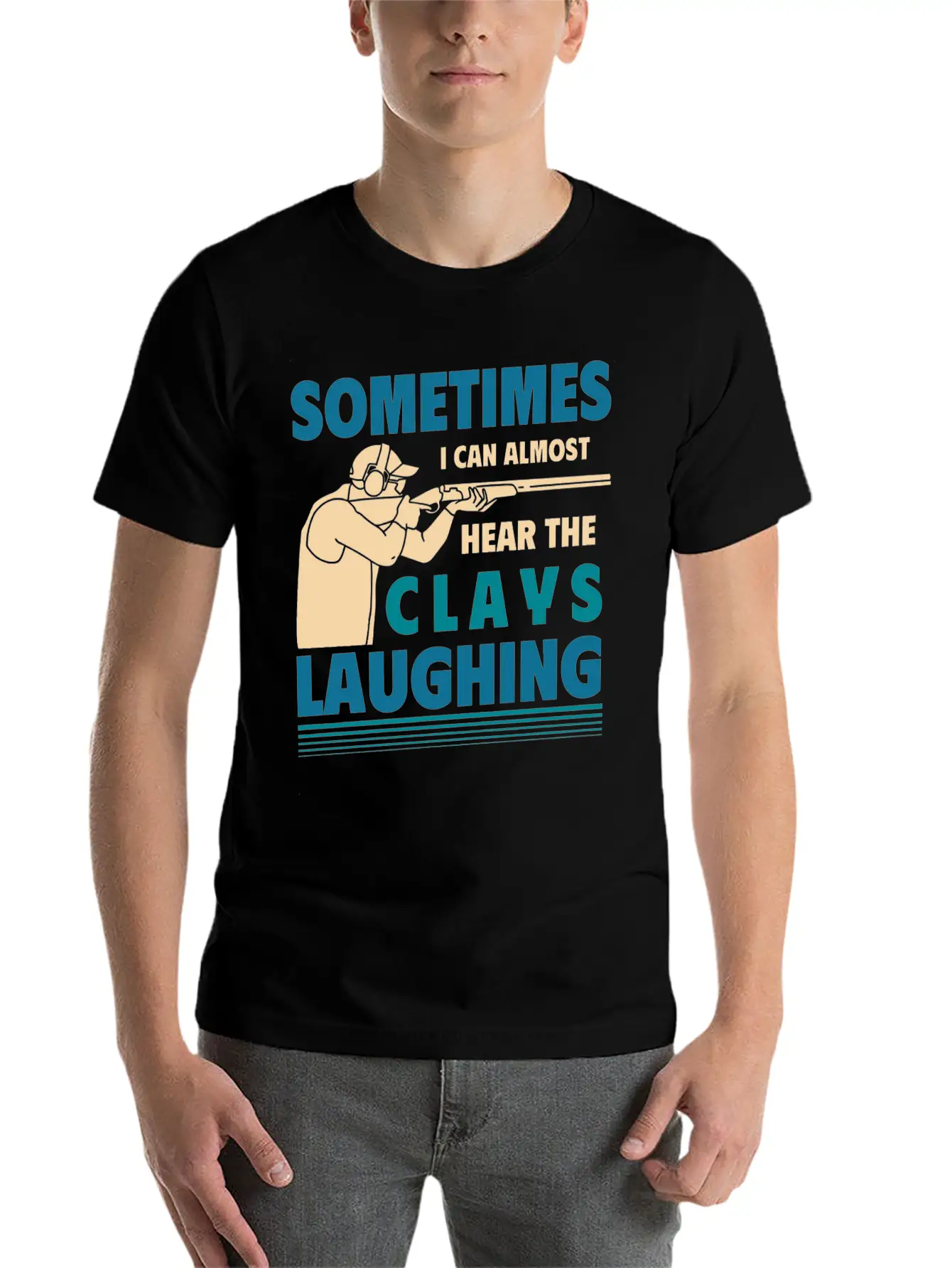 Trap Shooting, Clay Stylish Everyday T-Shirt – Unisex Basic Cotton Tee