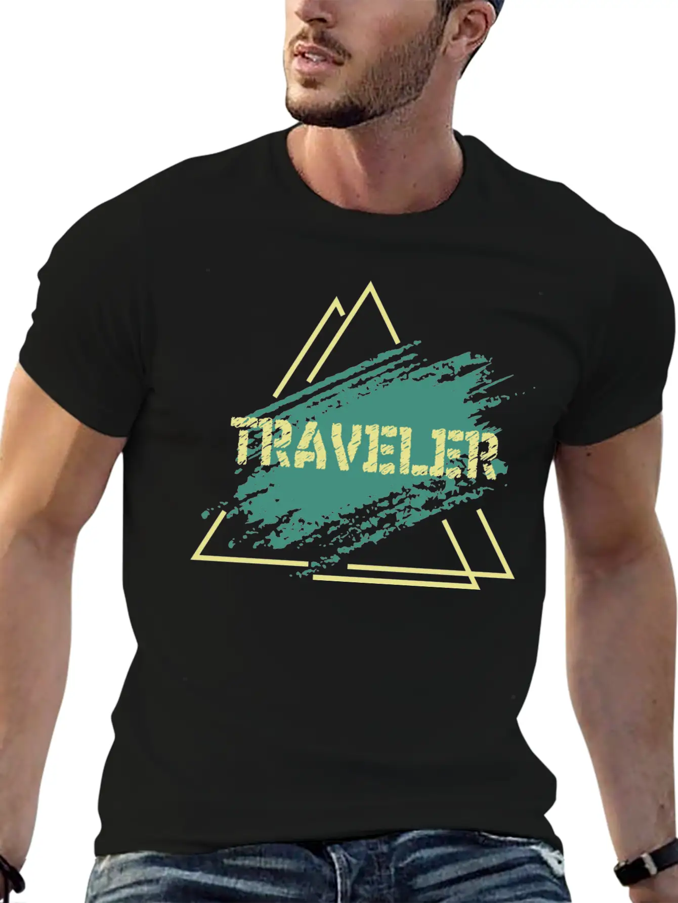 Traveler Basic Graphic T-Shirt – Daily Comfort In Soft Cotton