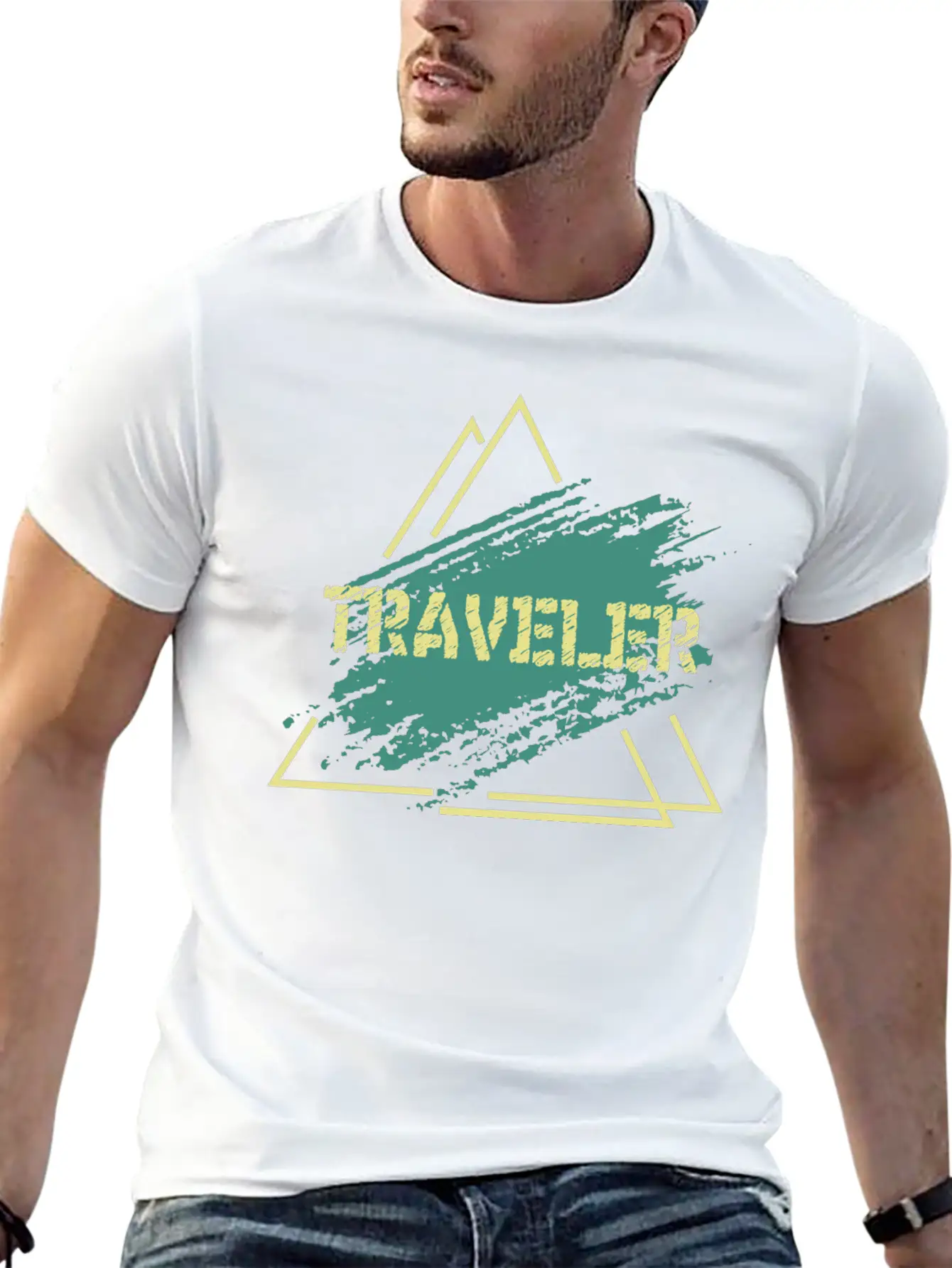 Traveler Basic Graphic T-Shirt – Daily Comfort In Soft Cotton