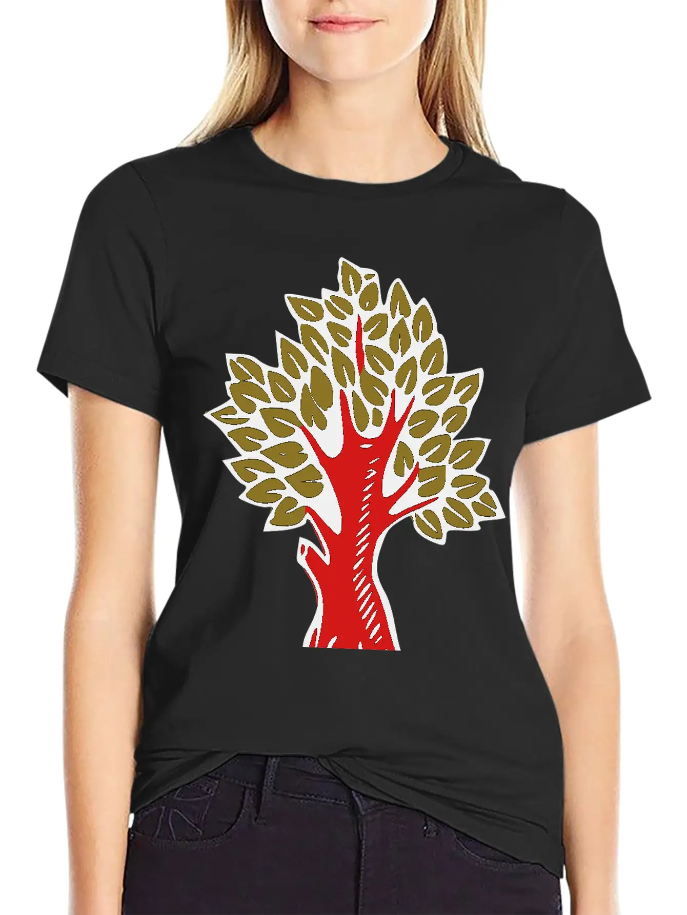 Tree Colour Stylish Everyday T-Shirt – Unisex Basic Cotton Tee