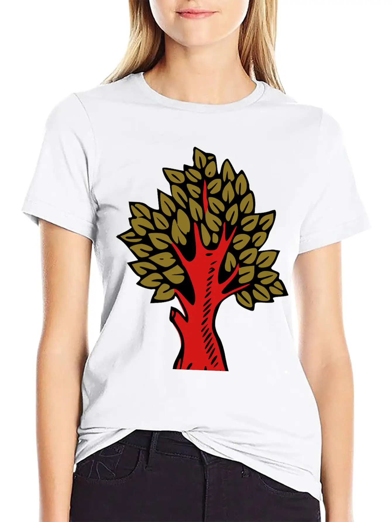 Tree Colour Stylish Everyday T-Shirt – Unisex Basic Cotton Tee