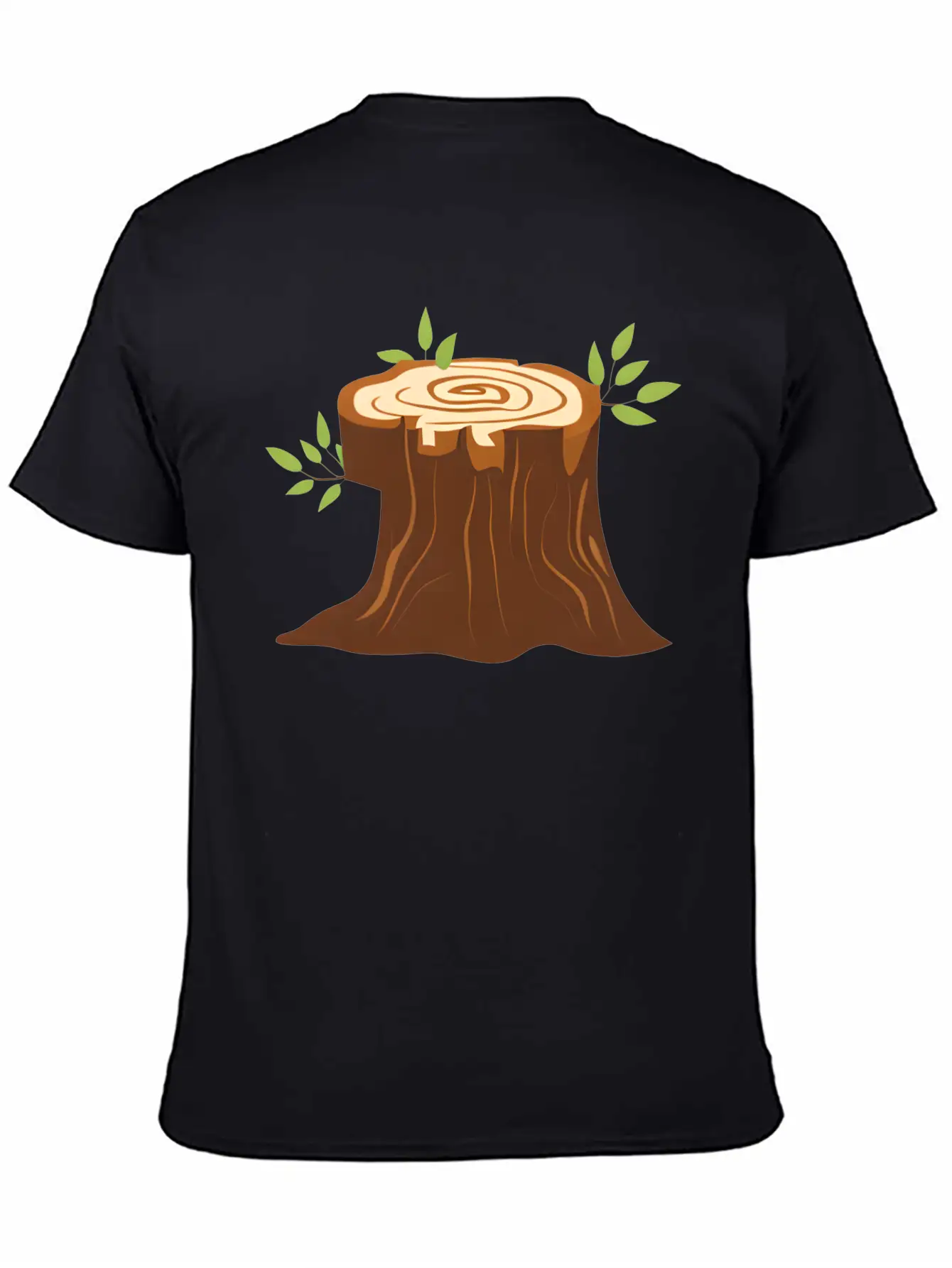 Tree Stump Stylish Everyday T-Shirt – Unisex Basic Cotton Tee