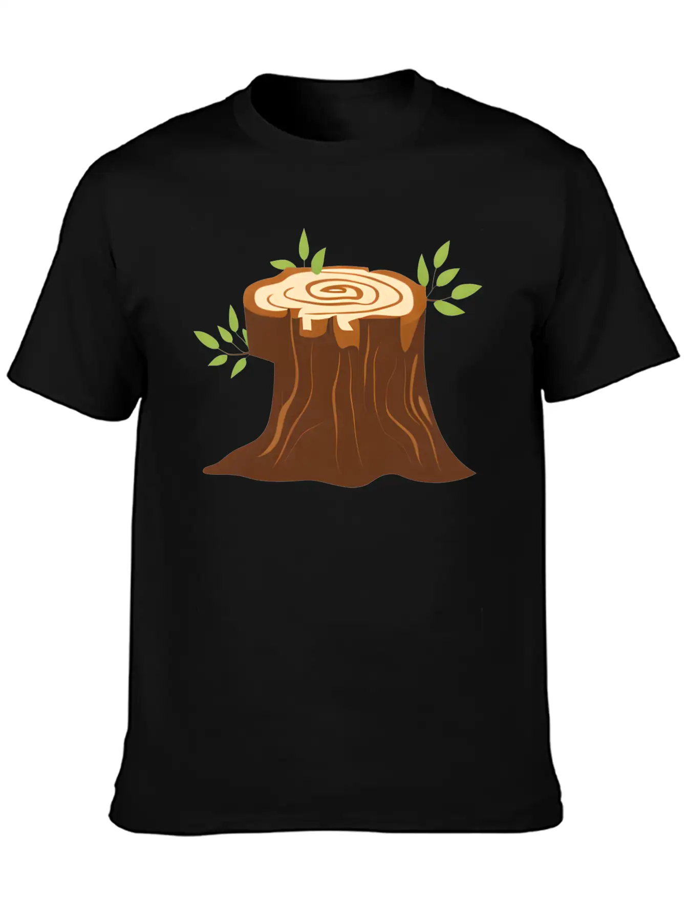 Tree Stump Stylish Everyday T-Shirt – Unisex Basic Cotton Tee