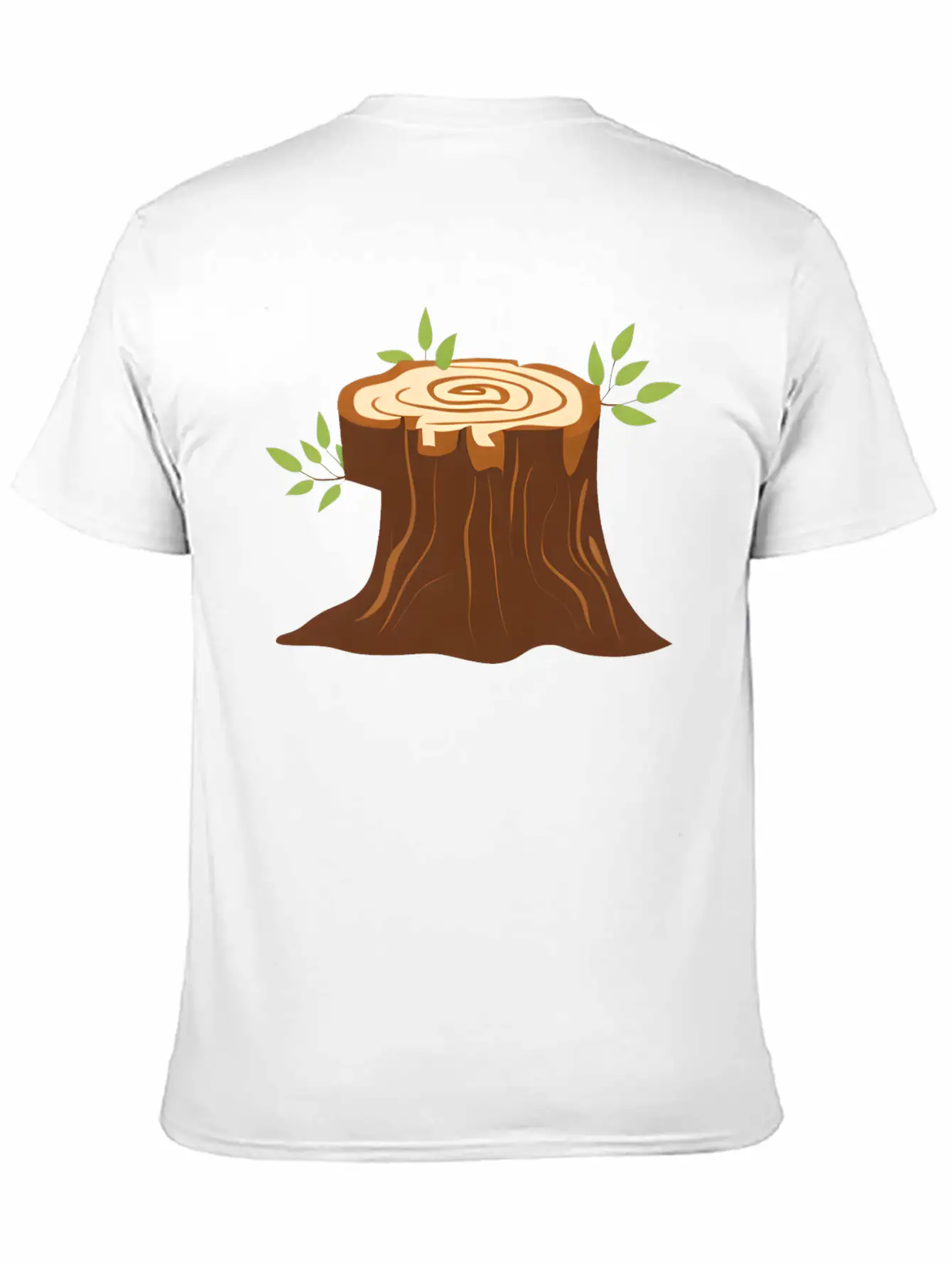 Tree Stump Stylish Everyday T-Shirt – Unisex Basic Cotton Tee