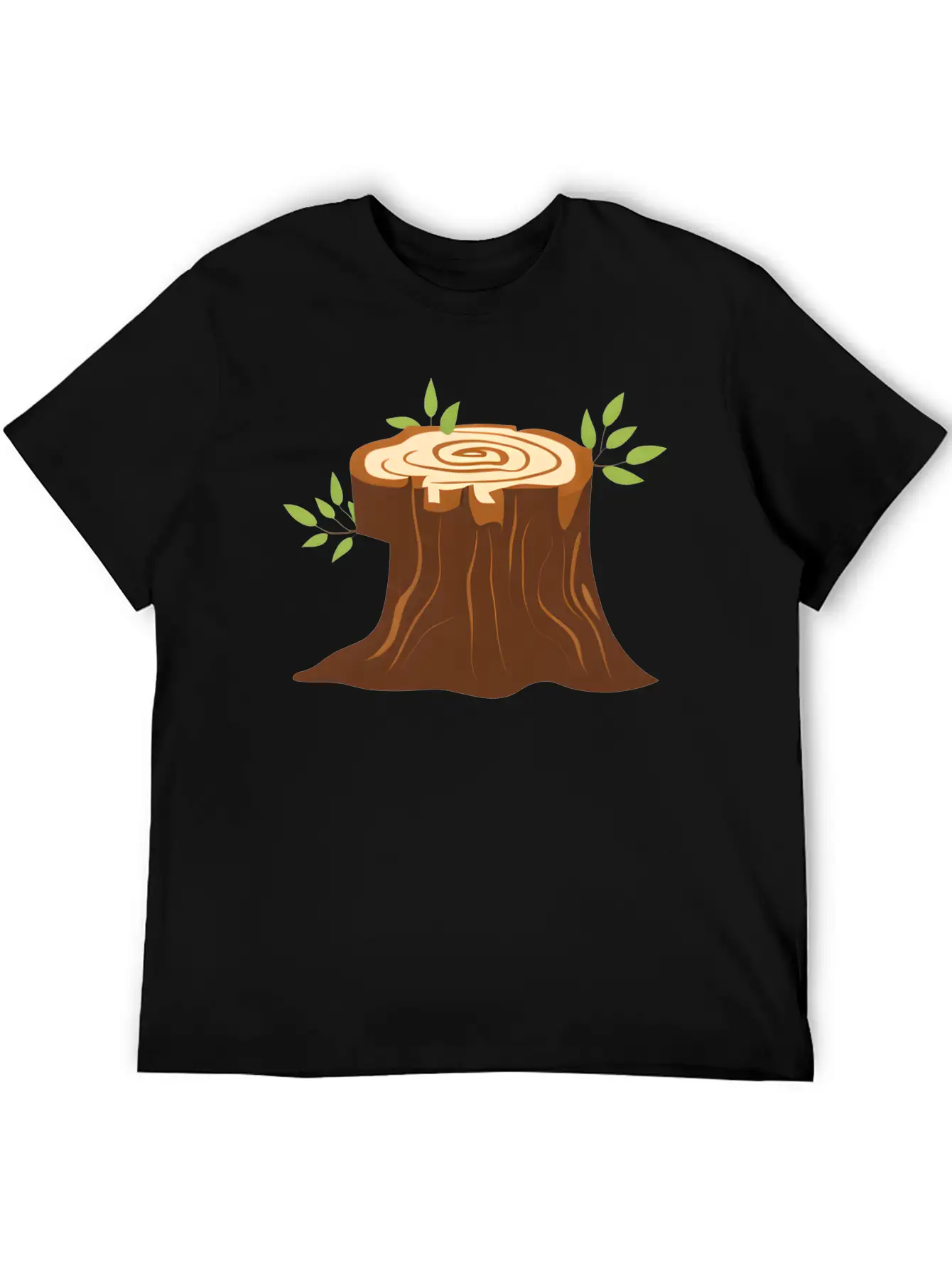 Tree Stump Stylish Everyday T-Shirt – Unisex Basic Cotton Tee