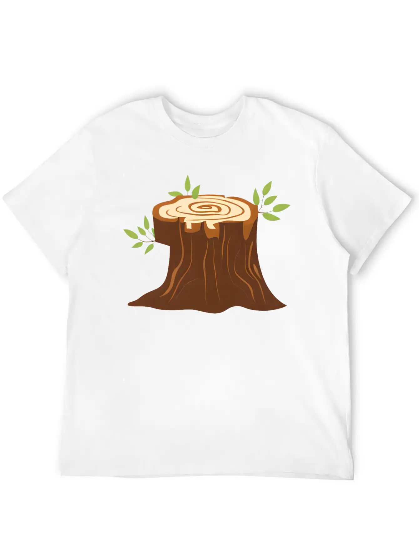 Tree Stump Stylish Everyday T-Shirt – Unisex Basic Cotton Tee