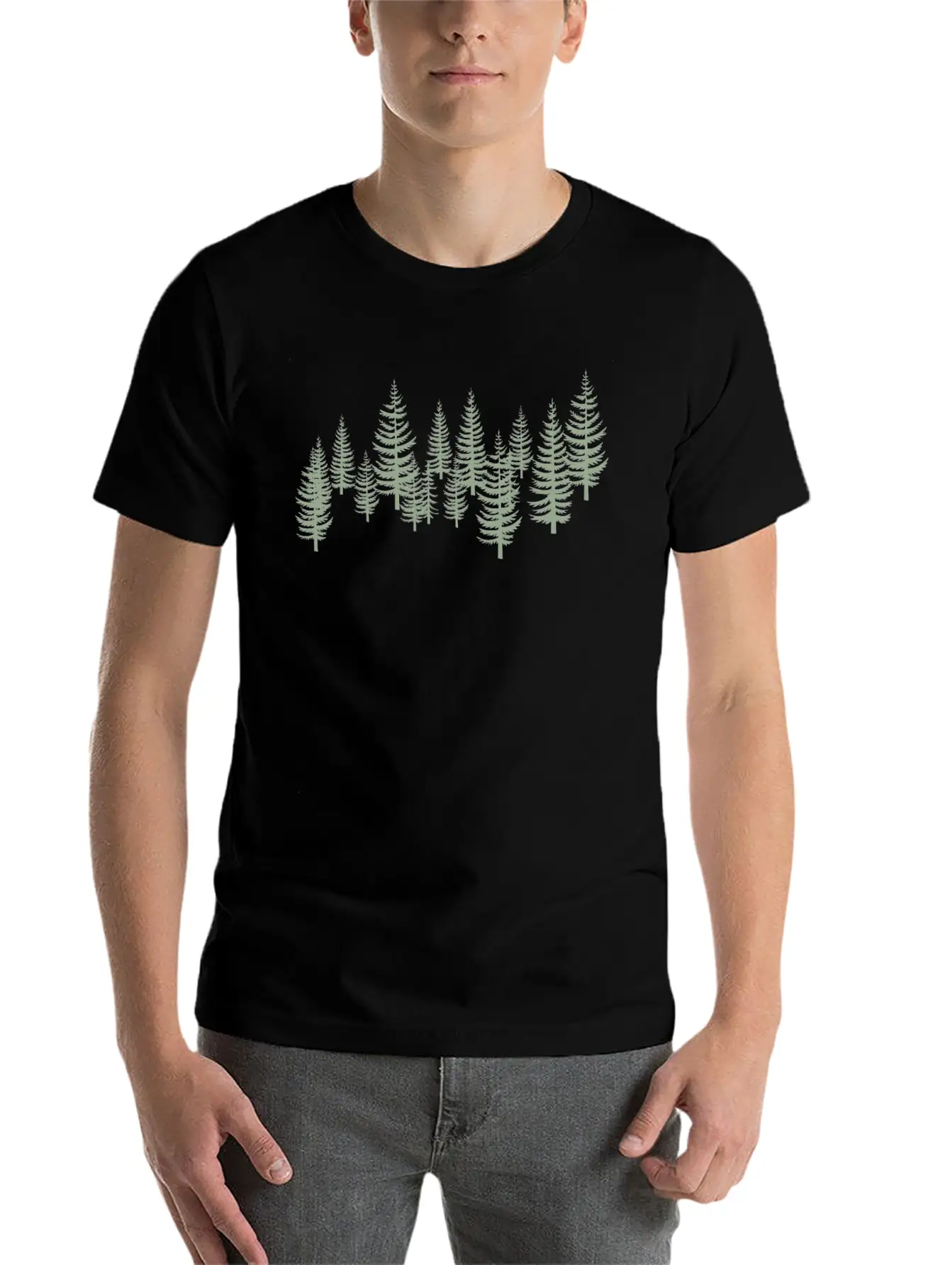 Tree - Trees - Forest Basic Graphic T-Shirt – Daily Comfort In Soft Cotton
