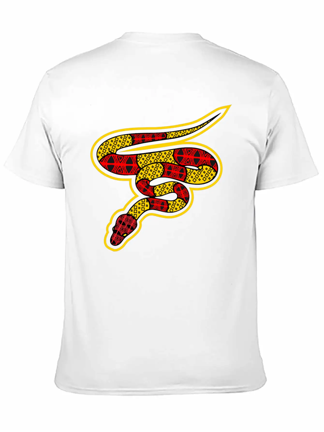 Tribal Snake Stylish Everyday T-Shirt – Unisex Basic Cotton Tee