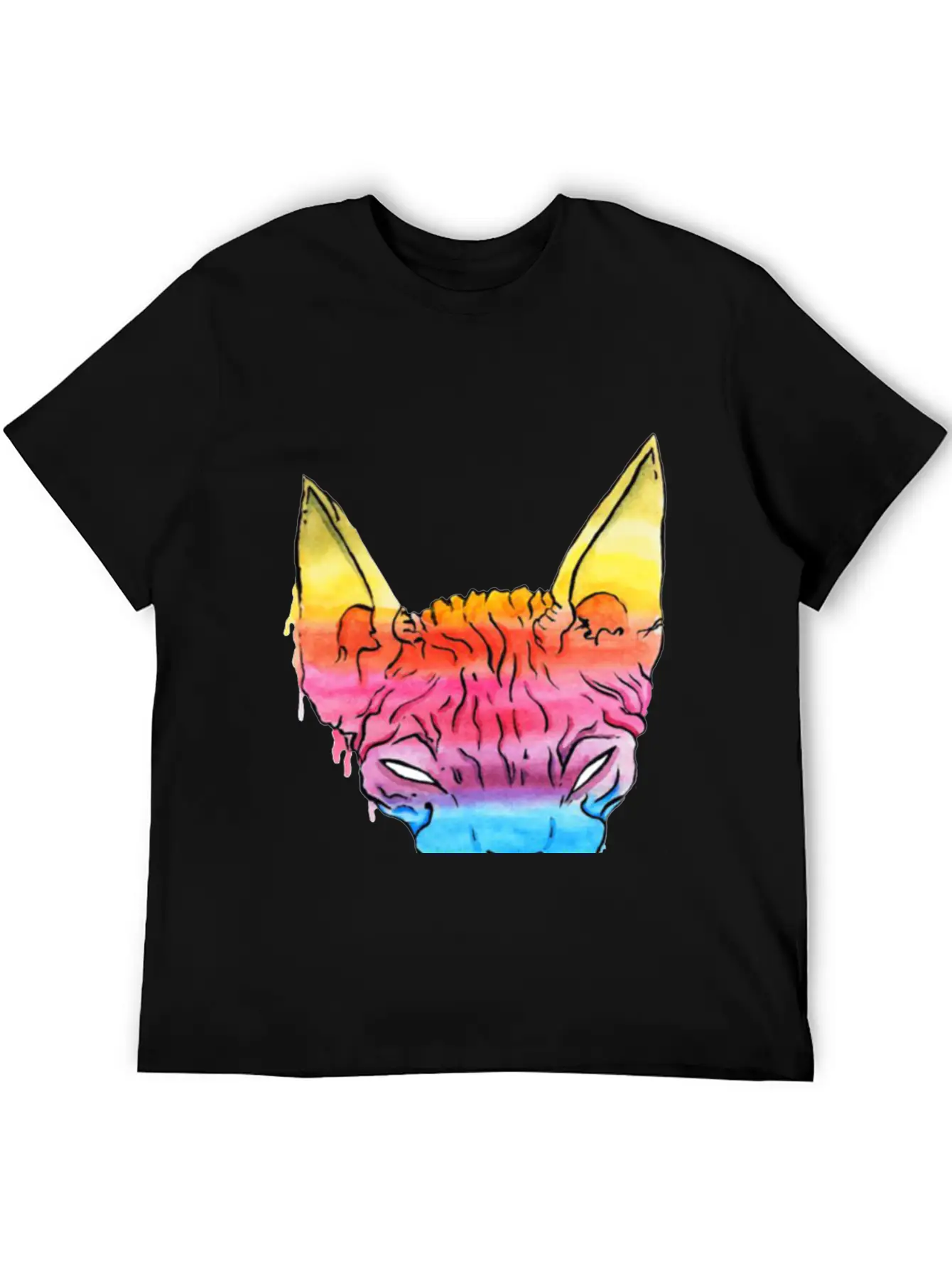 Tripping Pastel Character Basic Graphic T-Shirt – Daily Comfort In Soft Cotton