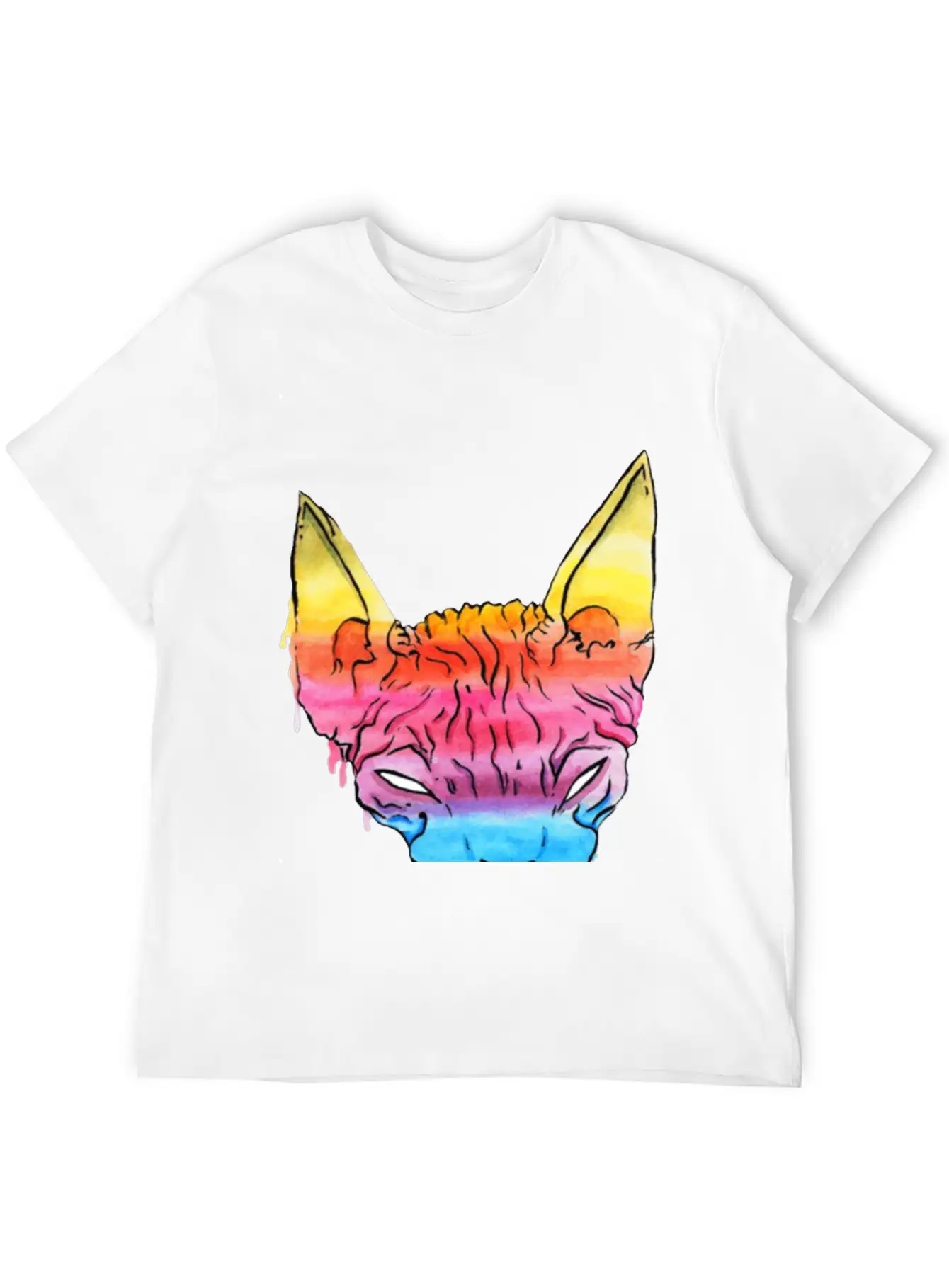 Tripping Pastel Character Basic Graphic T-Shirt – Daily Comfort In Soft Cotton