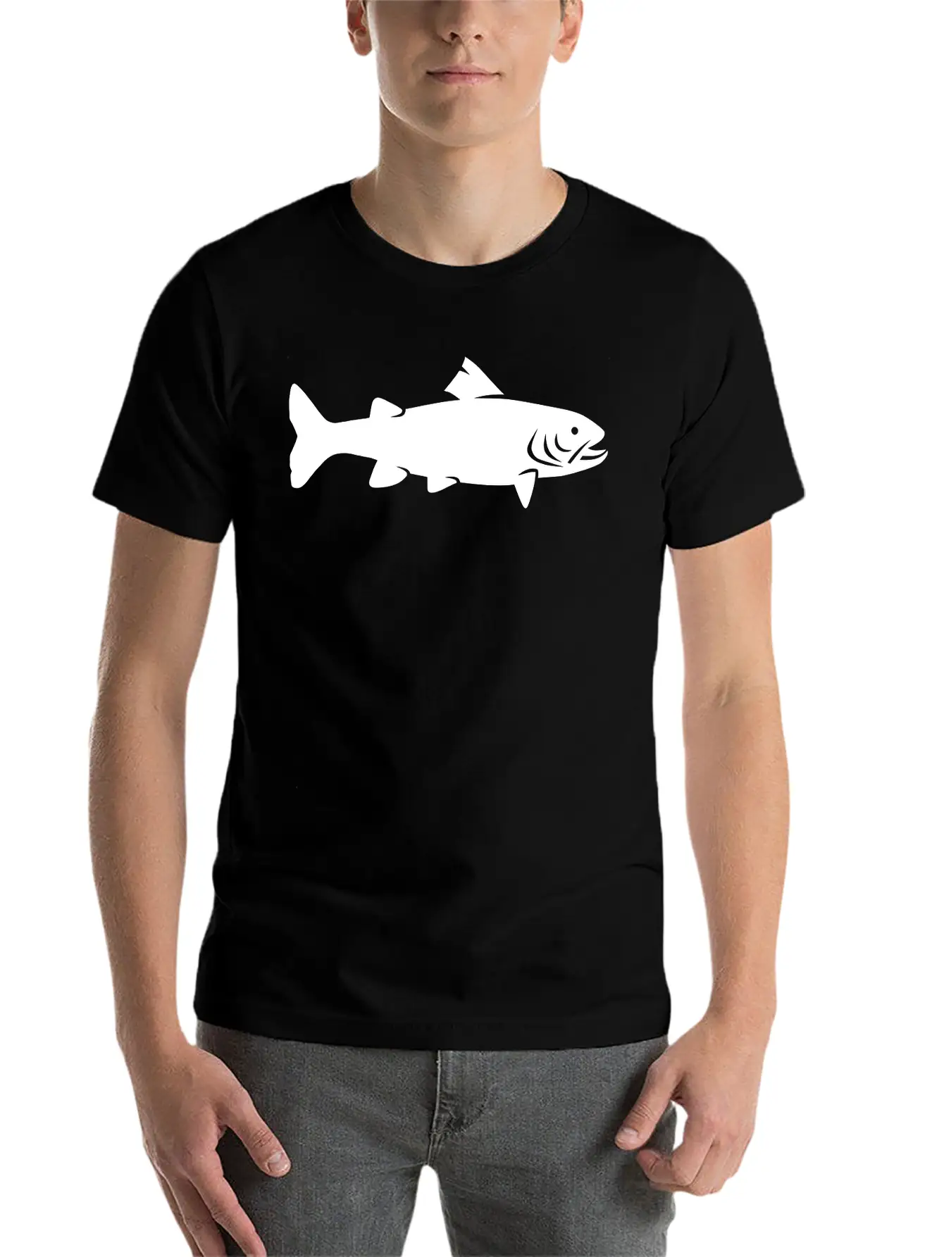 Trout Stylish Everyday T-Shirt – Unisex Basic Cotton Tee