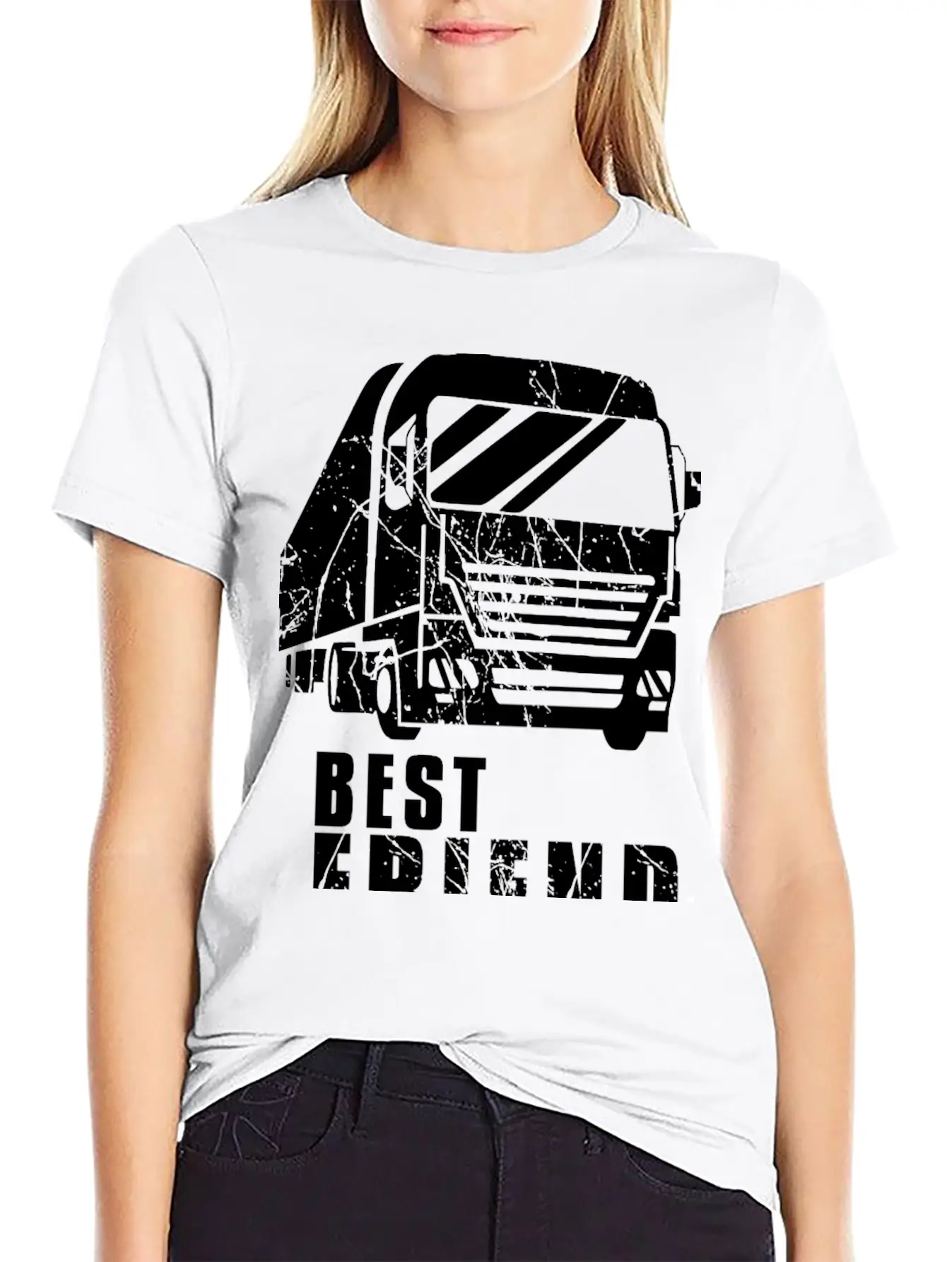 Truck Driver Basic Graphic T-Shirt – Daily Comfort In Soft Cotton