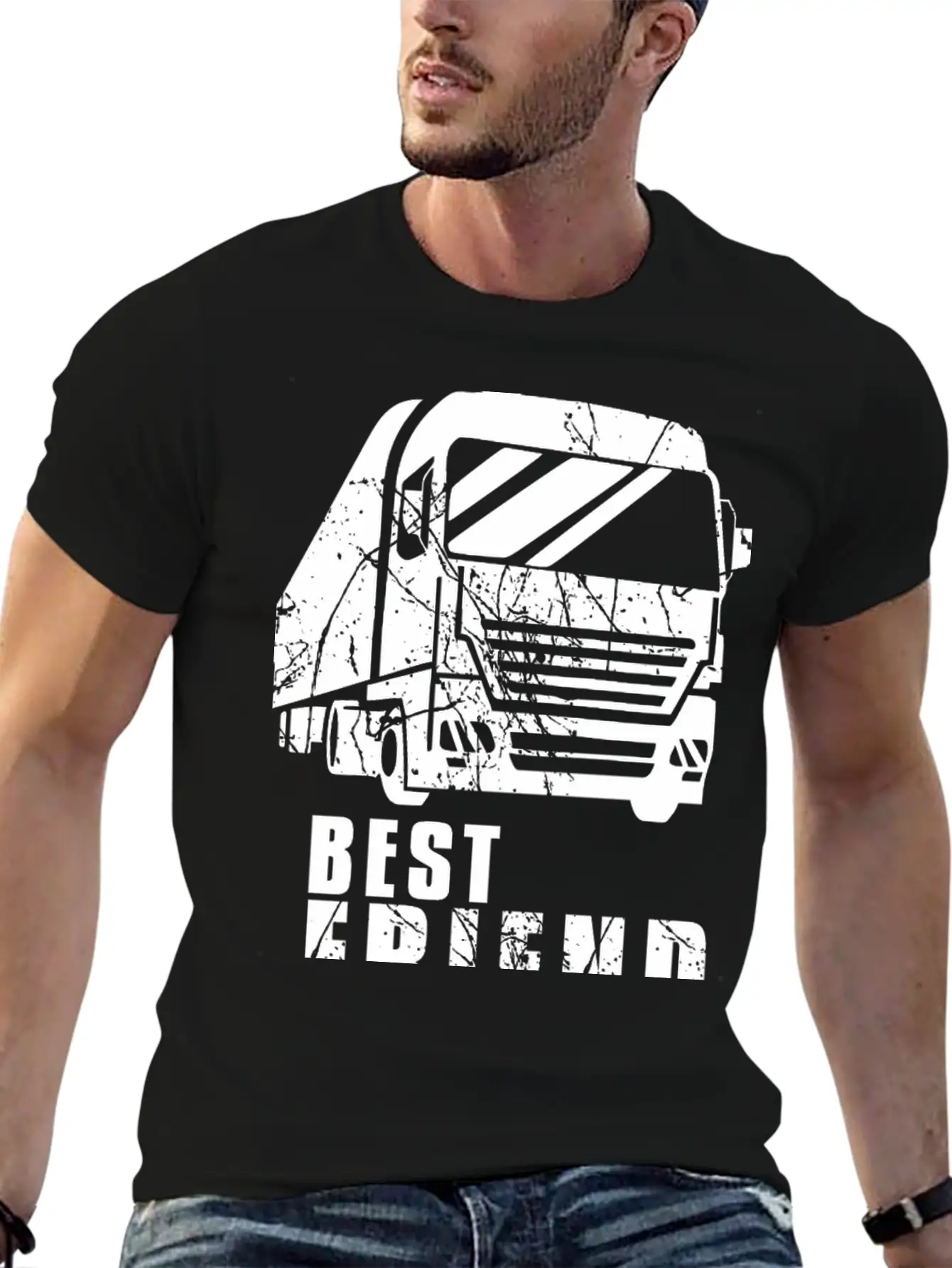 Truck Driver Basic Graphic T-Shirt – Daily Comfort In Soft Cotton