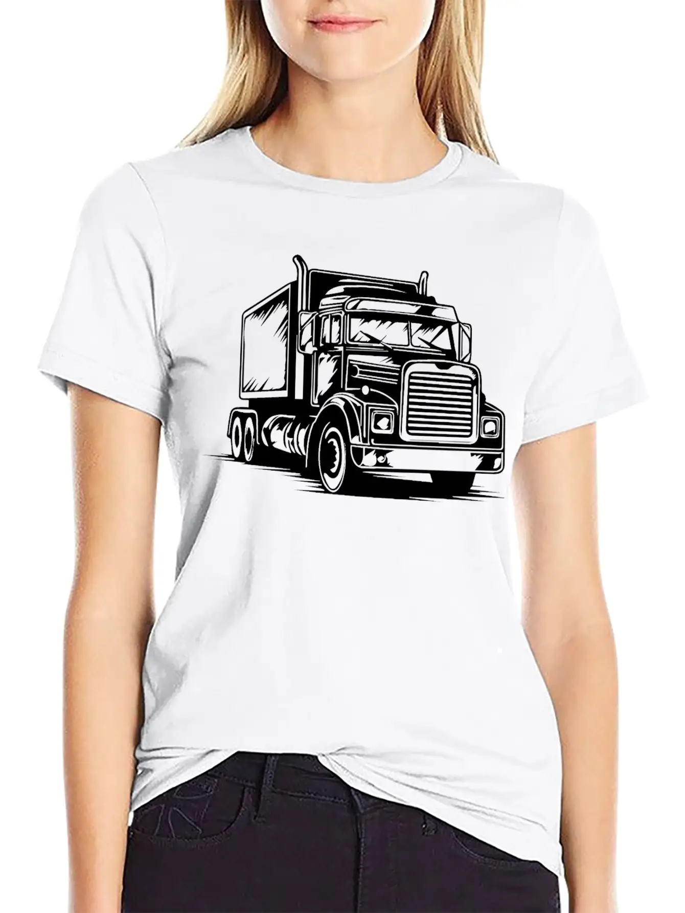 Truck Driver Classic Cotton Tee – Unisex Comfort For Any Season