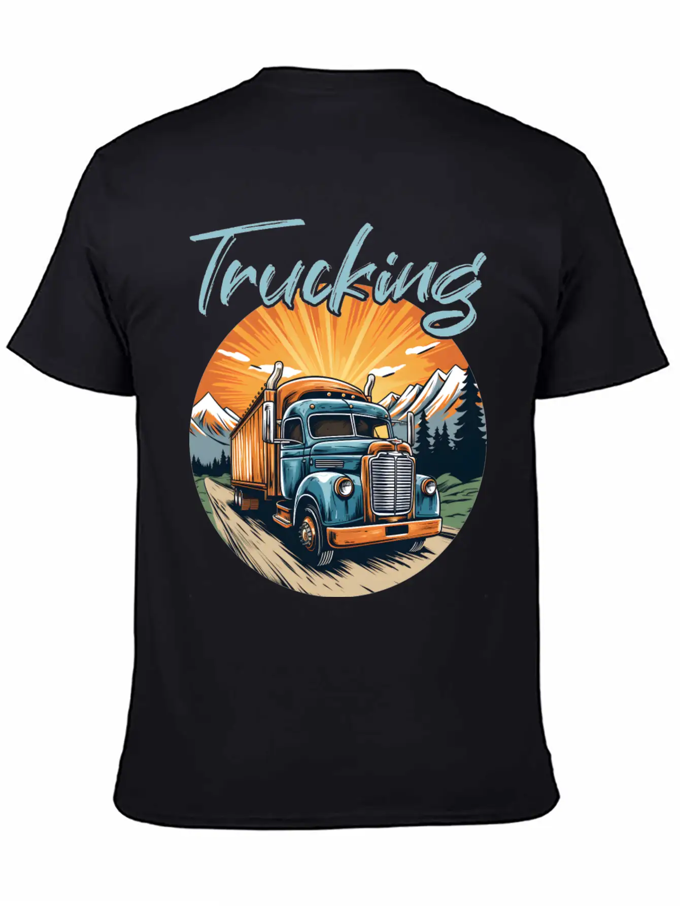 Truck Driver Trucker Basic Graphic T-Shirt – Daily Comfort In Soft Cotton