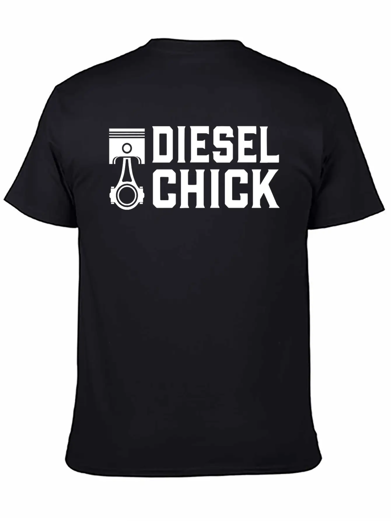 Trucker Diesel Chick Female Truck Driver T Shirt Stylish Everyday T-Shirt – Unisex Basic Cotton Tee