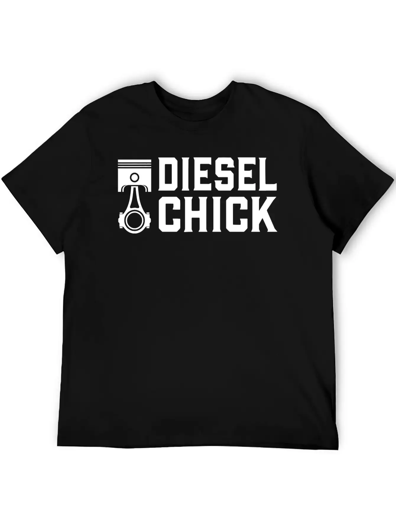 Trucker Diesel Chick Female Truck Driver T Shirt Stylish Everyday T-Shirt – Unisex Basic Cotton Tee