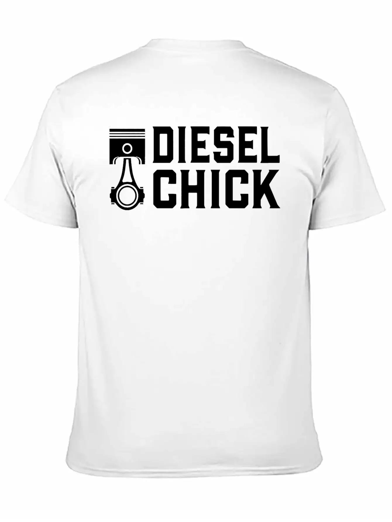 Trucker Diesel Chick Female Truck Driver T Shirt Stylish Everyday T-Shirt – Unisex Basic Cotton Tee