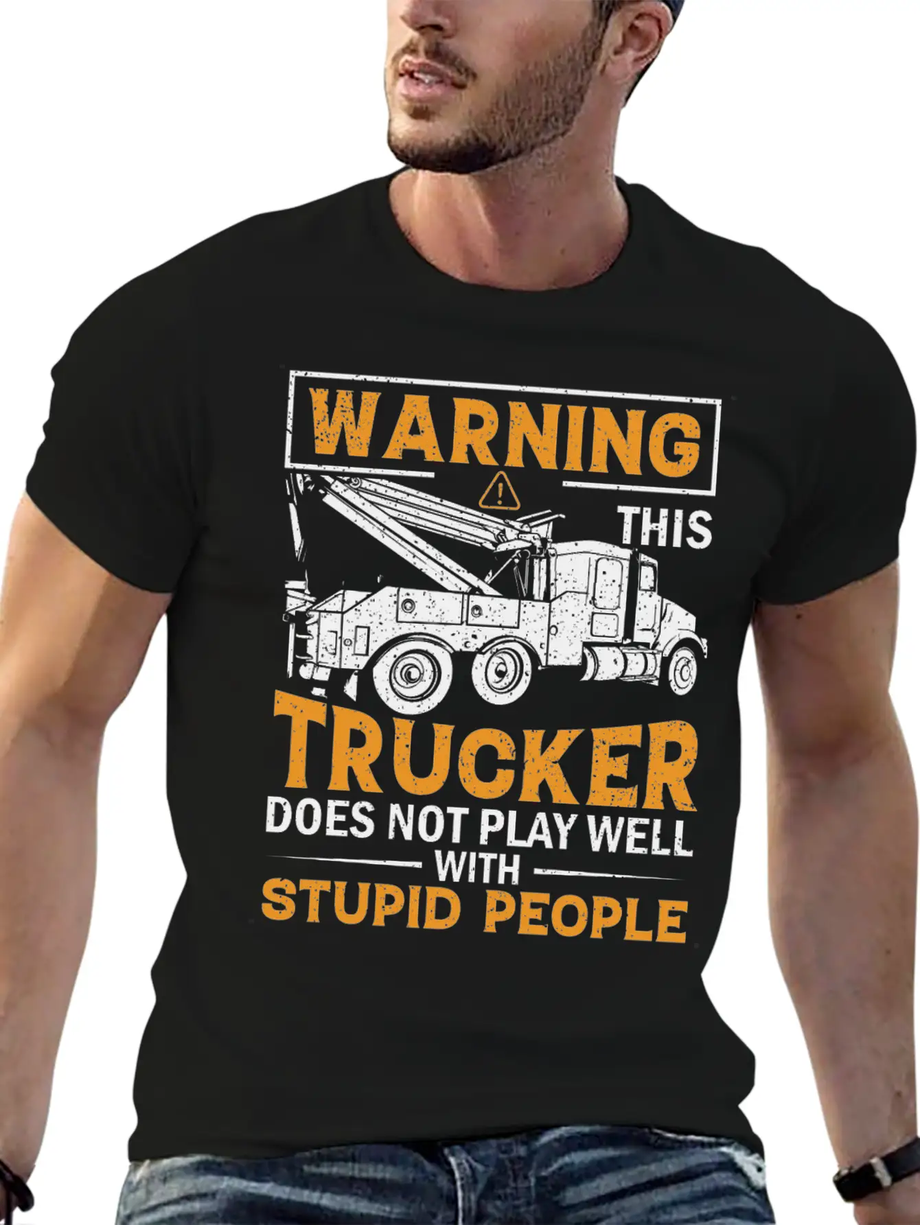Trucker Truck Driver 2 Basic Graphic T-Shirt – Daily Comfort In Soft Cotton
