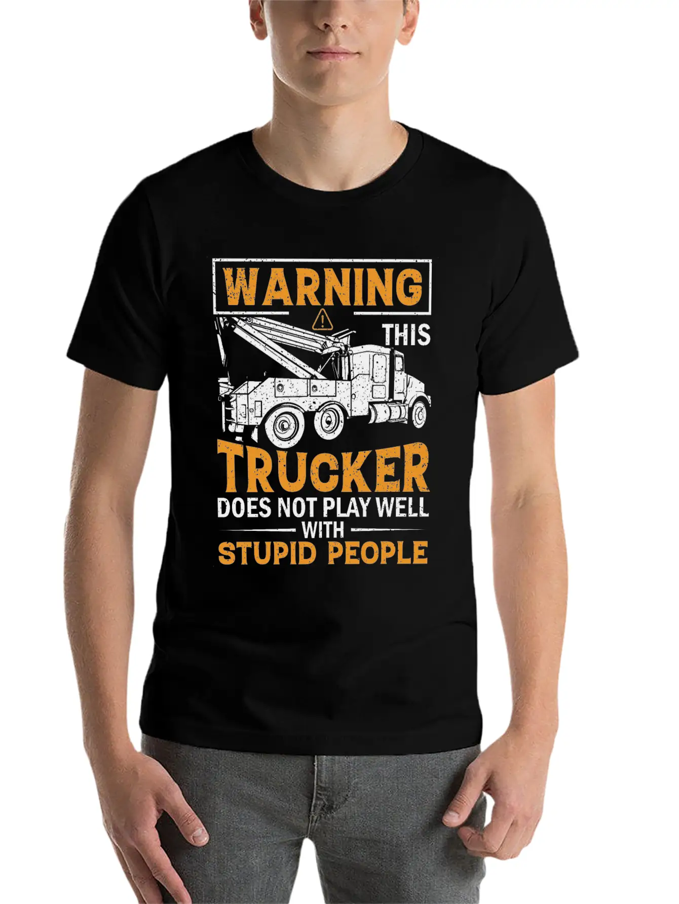 Trucker Truck Driver 2 Basic Graphic T-Shirt – Daily Comfort In Soft Cotton