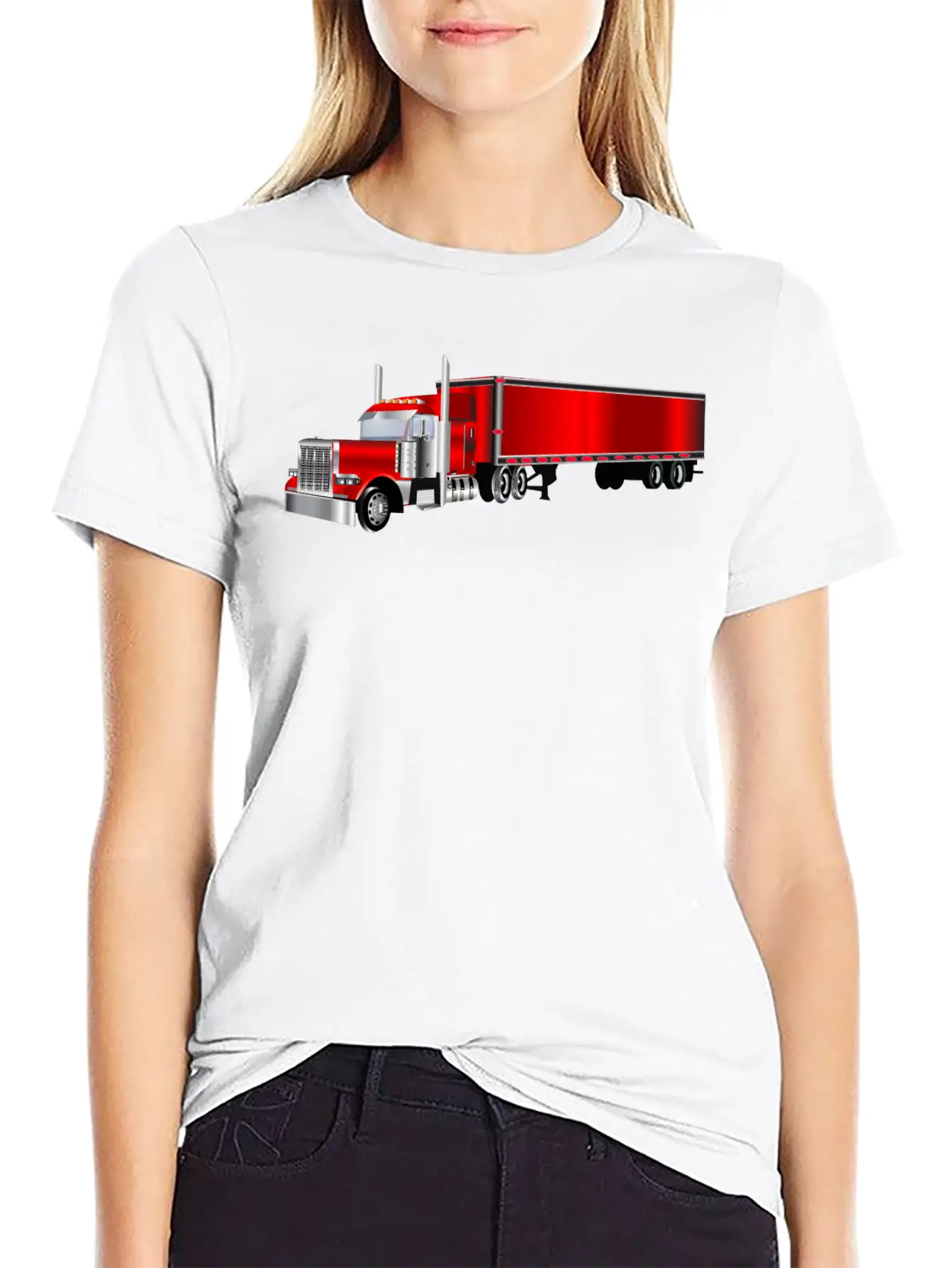 Trucking Breathable Graphic T-Shirt – Perfect For Casual Days