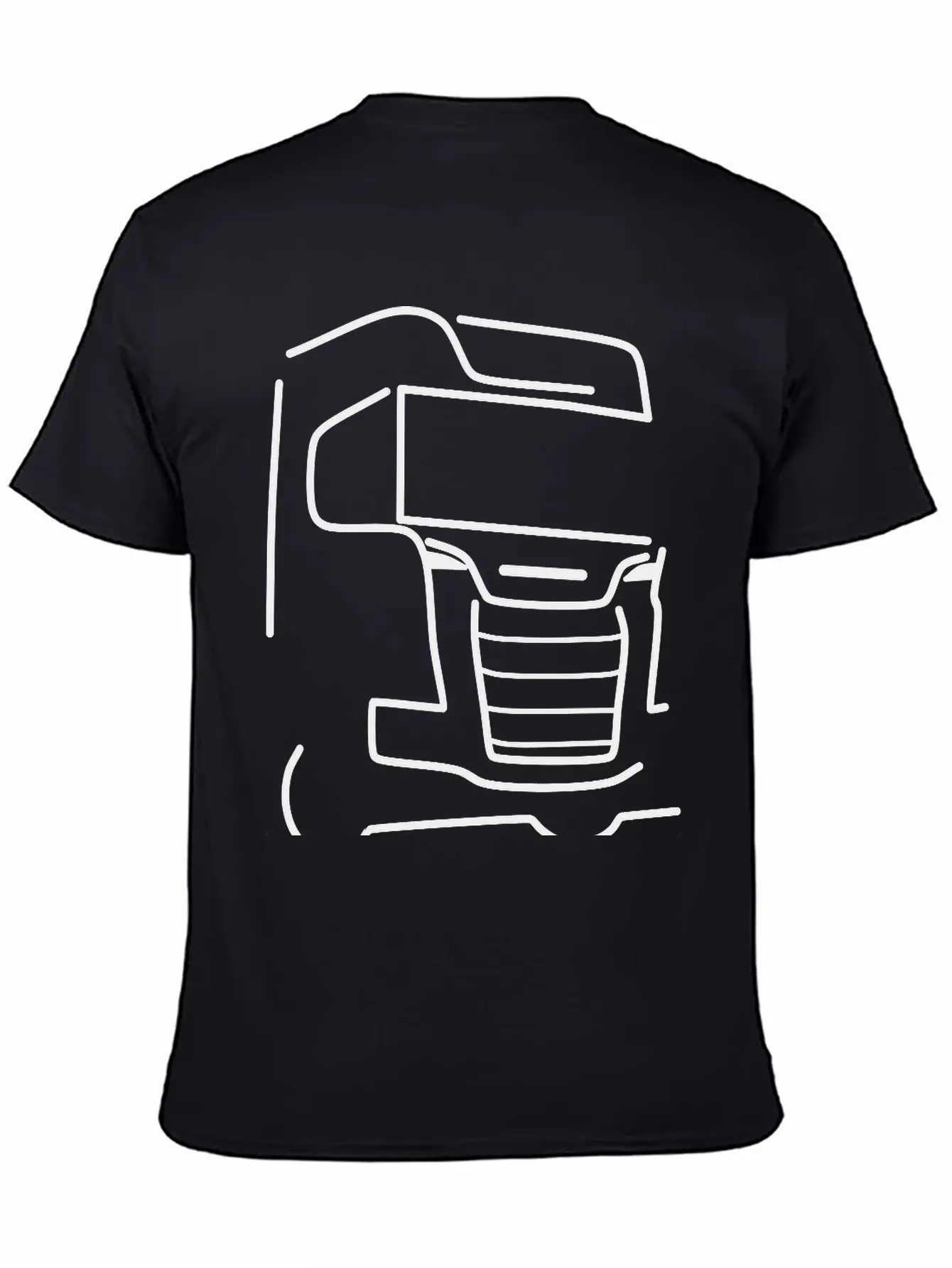 Truck,Trucker,cars,vehicle,car,drive,pilot,wheel Unisex Cotton Tee – Relaxed Fit For Any Occasion