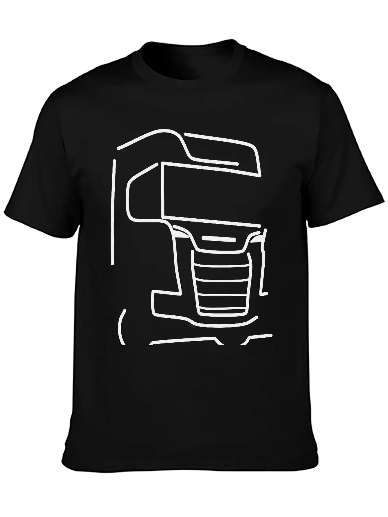 Truck,Trucker,cars,vehicle,car,drive,pilot,wheel Unisex Cotton Tee – Relaxed Fit For Any Occasion