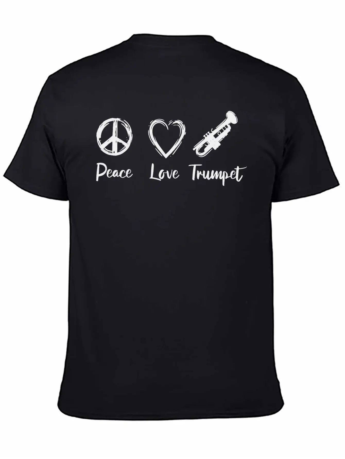 Trumpet Love Basic Graphic T-Shirt – Daily Comfort In Soft Cotton