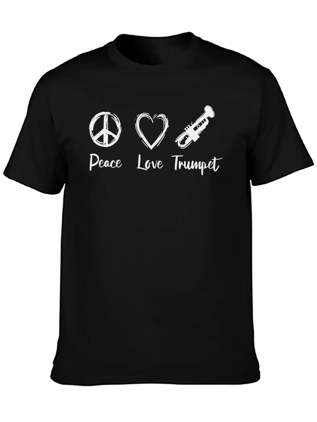 Trumpet Love Basic Graphic T-Shirt – Daily Comfort In Soft Cotton