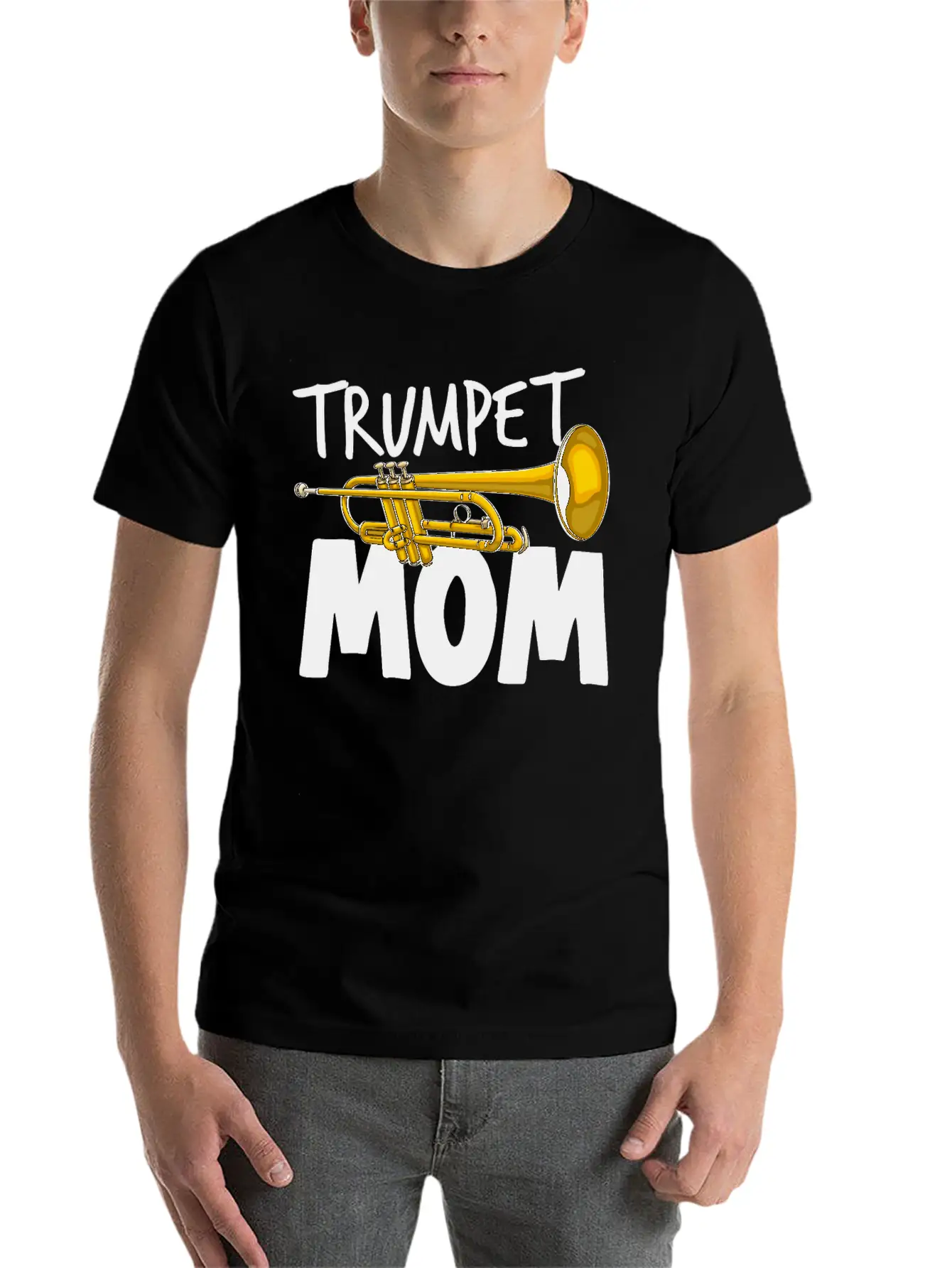 Trumpet Mom Stylish Everyday T-Shirt – Unisex Basic Cotton Tee